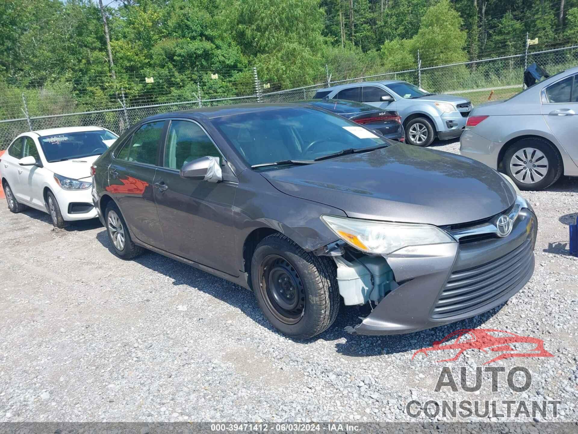 TOYOTA CAMRY 2016 - 4T4BF1FKXGR547979