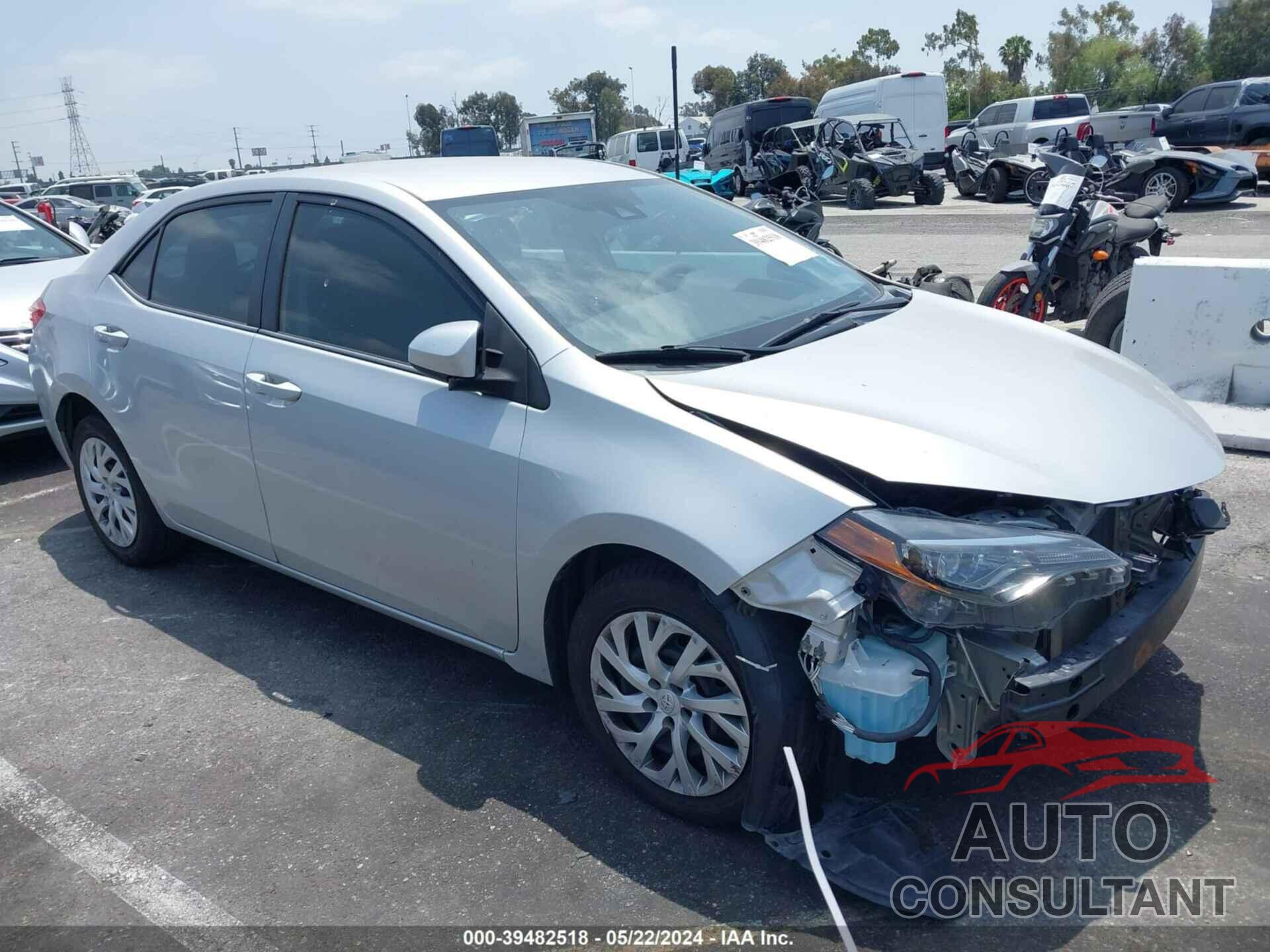 TOYOTA COROLLA 2019 - 5YFBURHE8KP900381