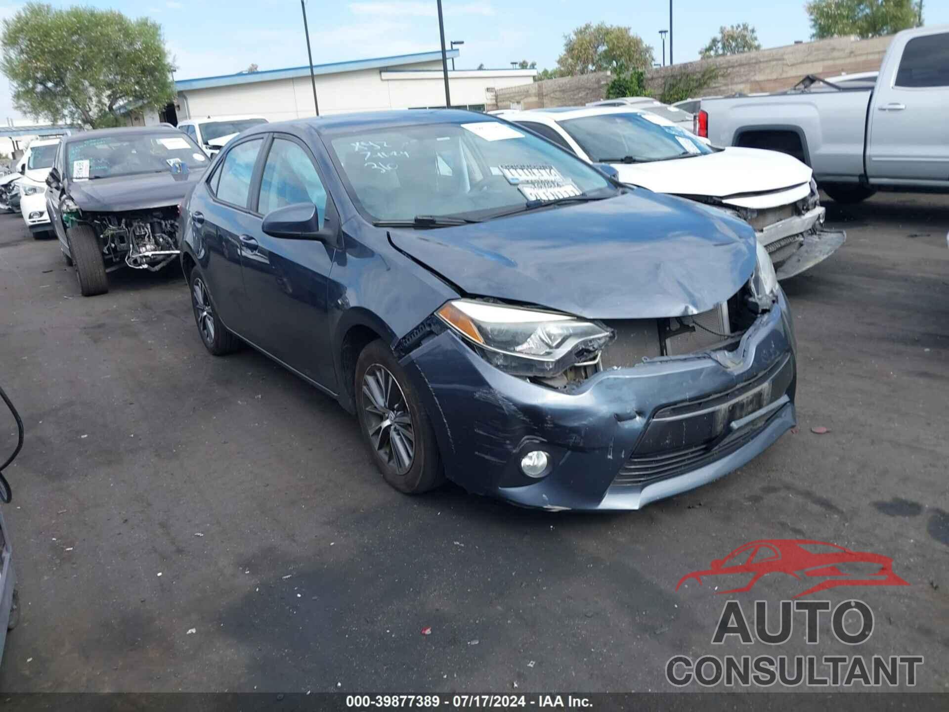 TOYOTA COROLLA 2016 - 5YFBURHE4GP389839
