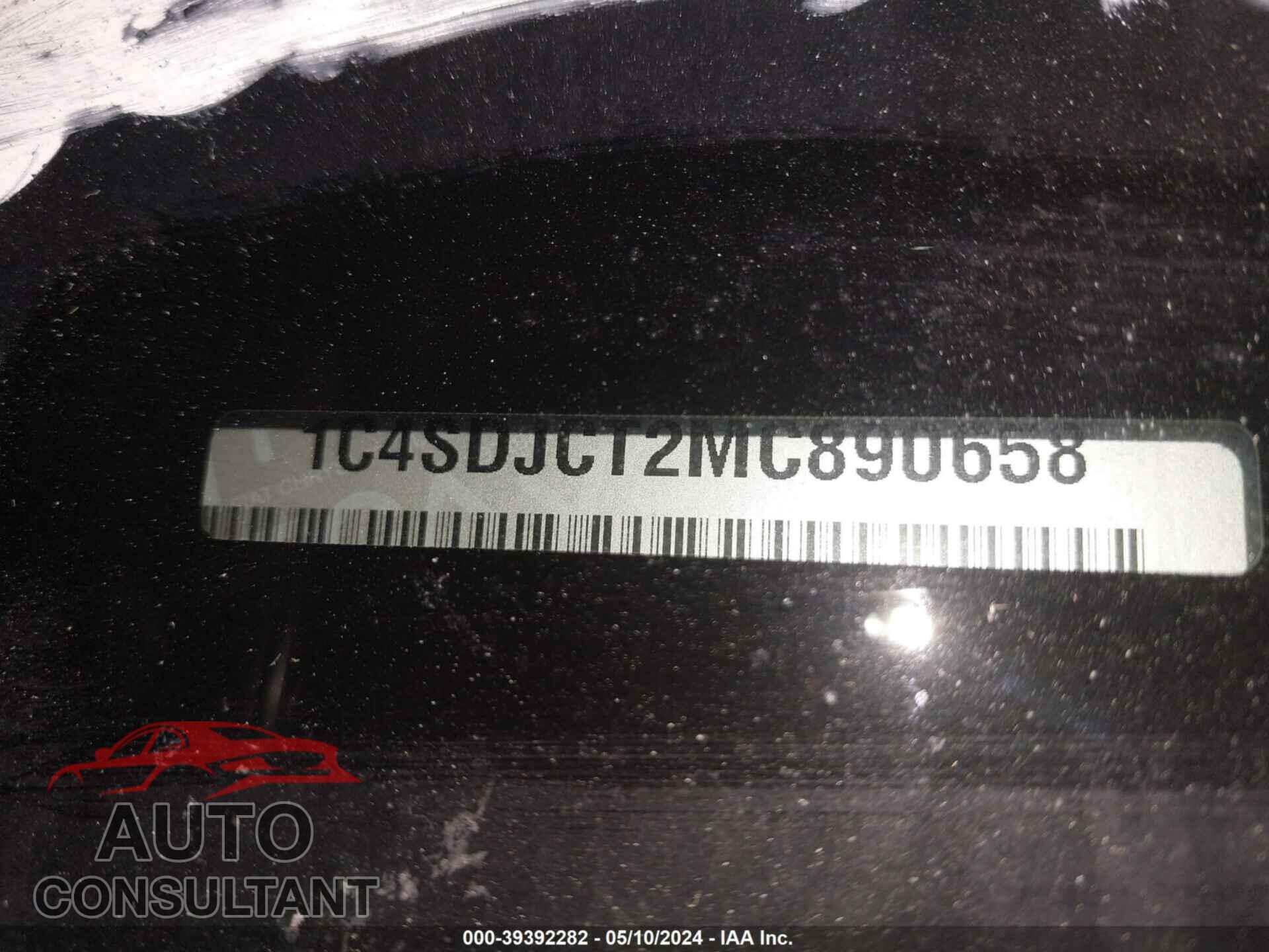 DODGE DURANGO 2021 - 1C4SDJCT2MC890658