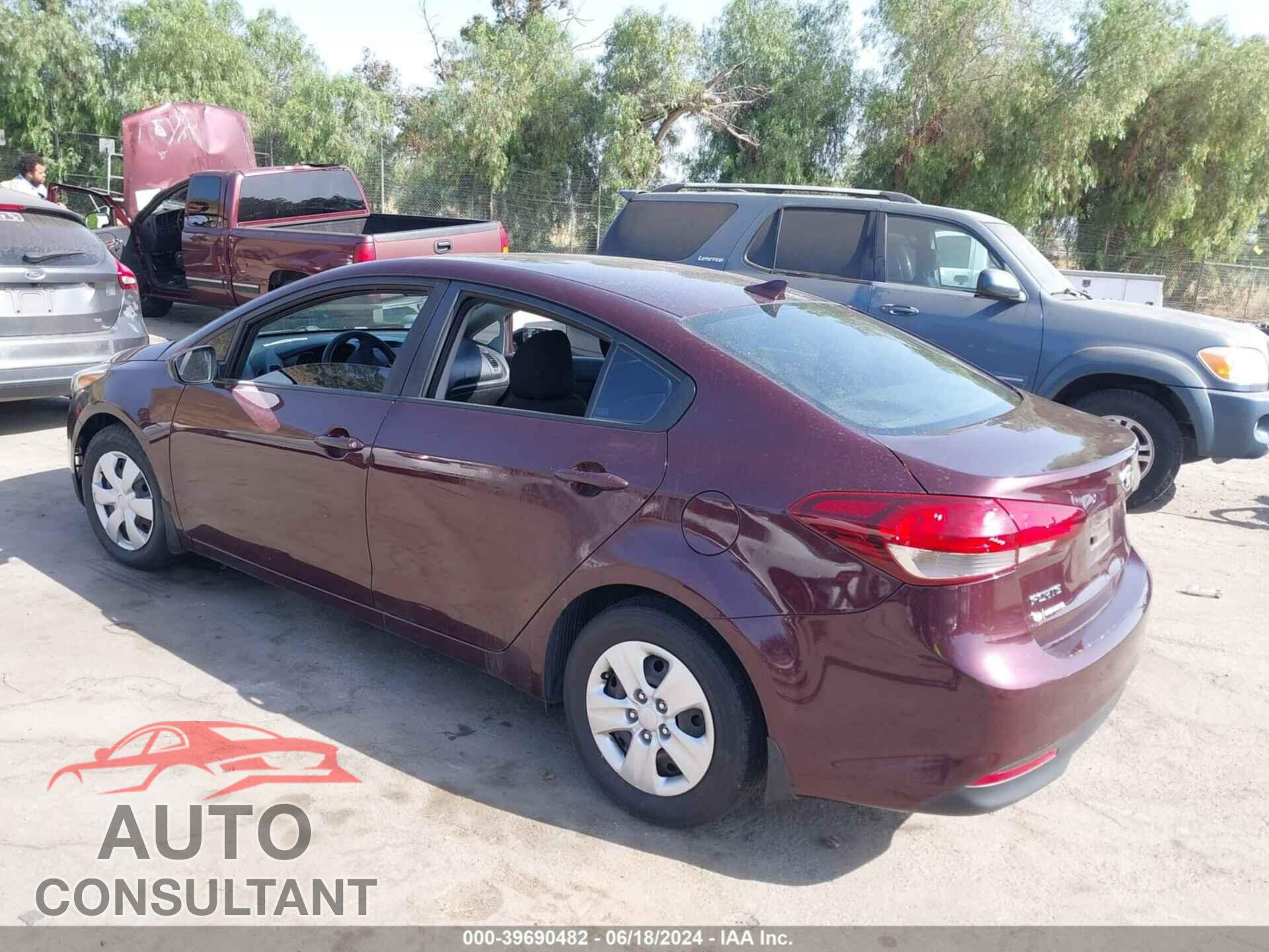 KIA FORTE 2017 - 3KPFK4A78HE089438