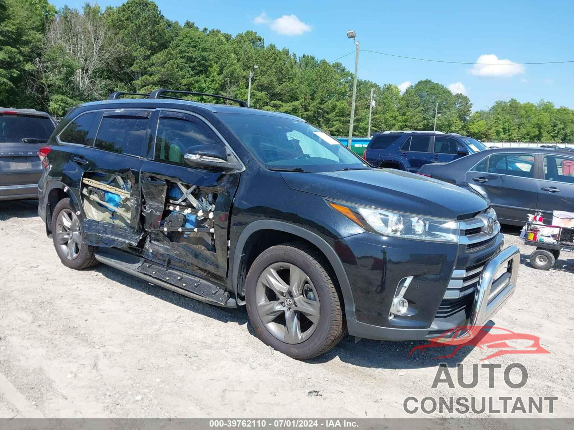 TOYOTA HIGHLANDER 2019 - 5TDDZRFH3KS934307