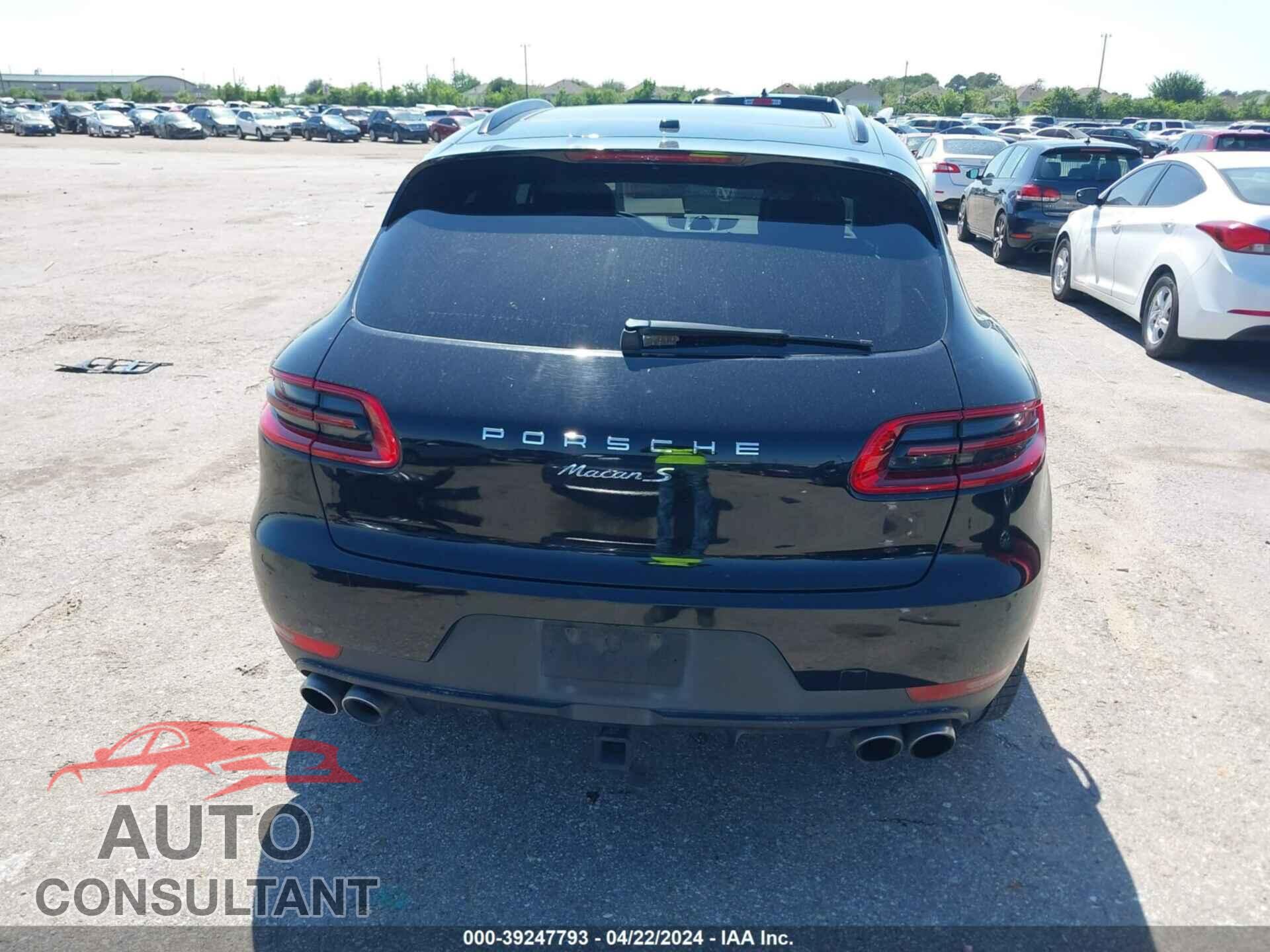 PORSCHE MACAN 2016 - WP1AB2A57GLB40610