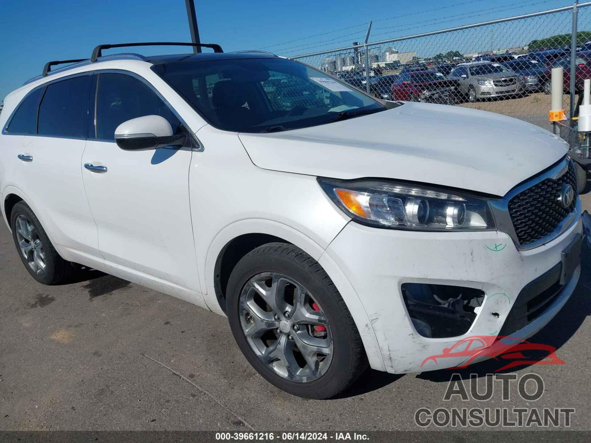 KIA SORENTO 2016 - 5XYPK4A50GG037614