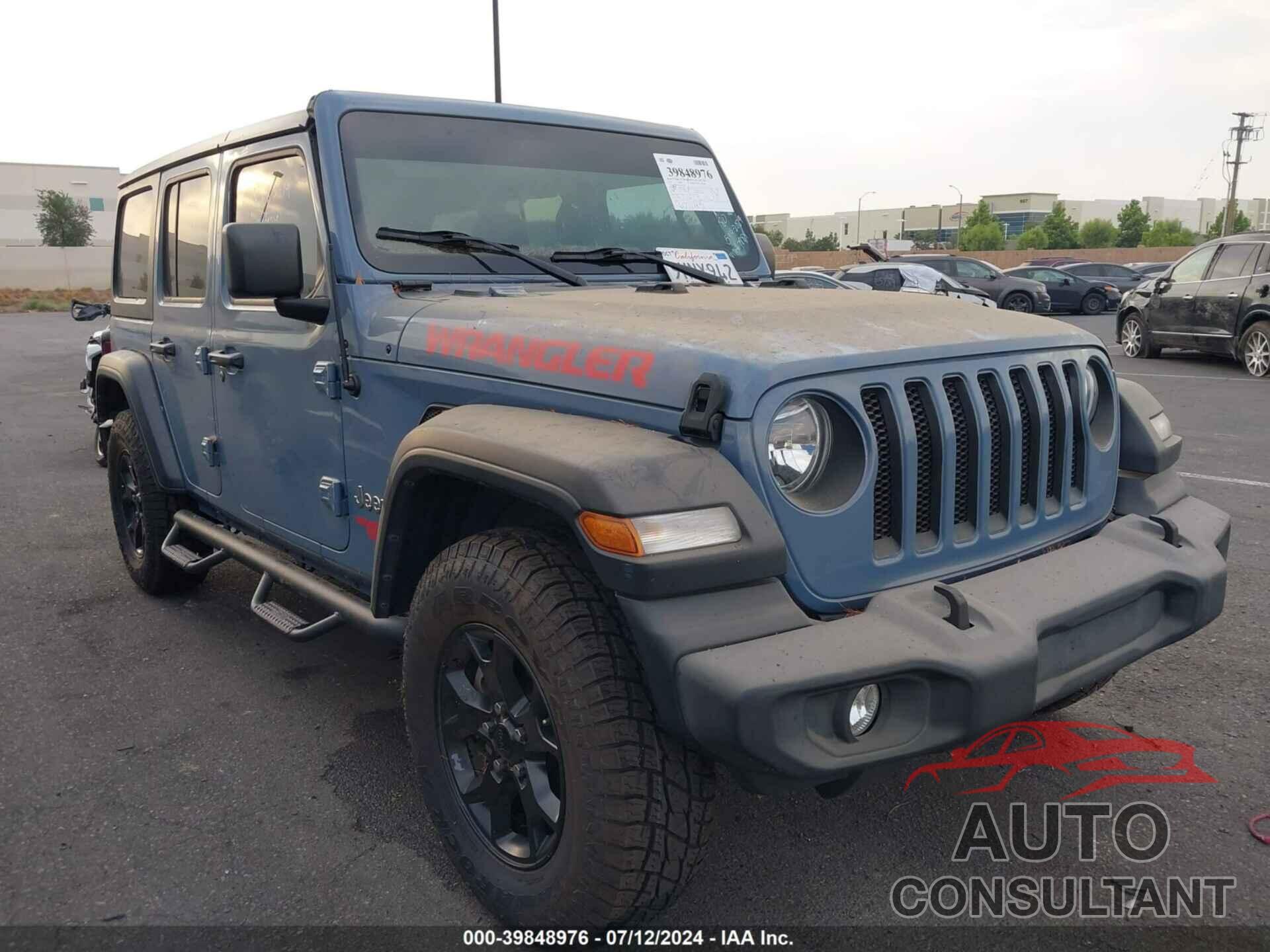 JEEP WRANGLER UNLIMITED 2018 - 1C4HJXDG3JW227858