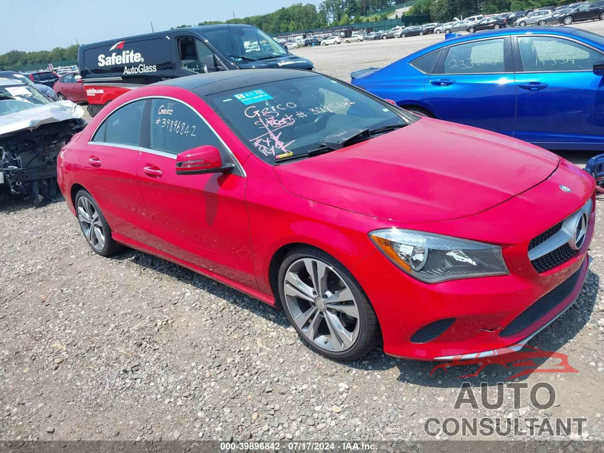 MERCEDES-BENZ CLA 250 2017 - WDDSJ4GBXHN429249