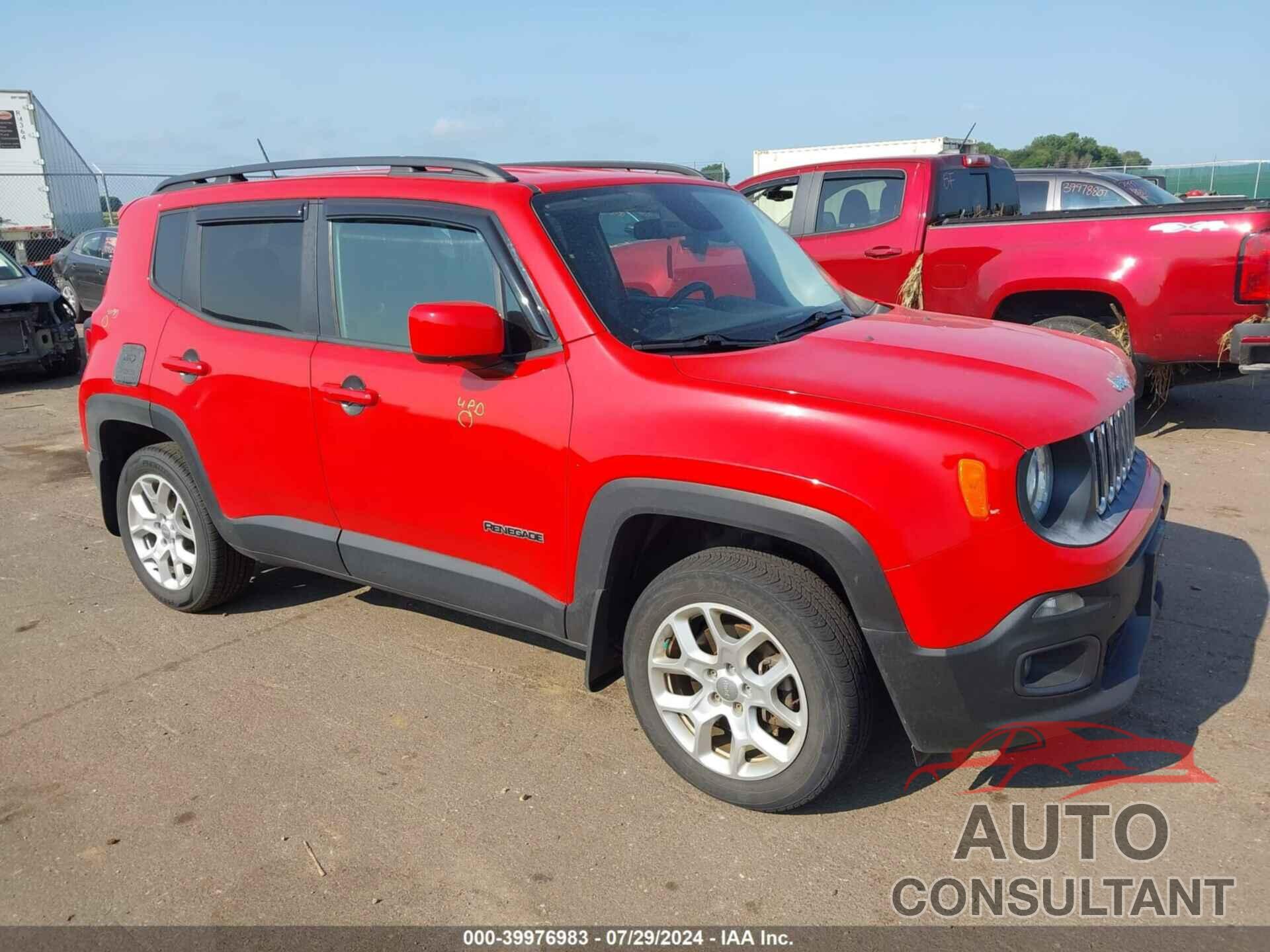 JEEP RENEGADE 2015 - ZACCJBBT9FPC41085