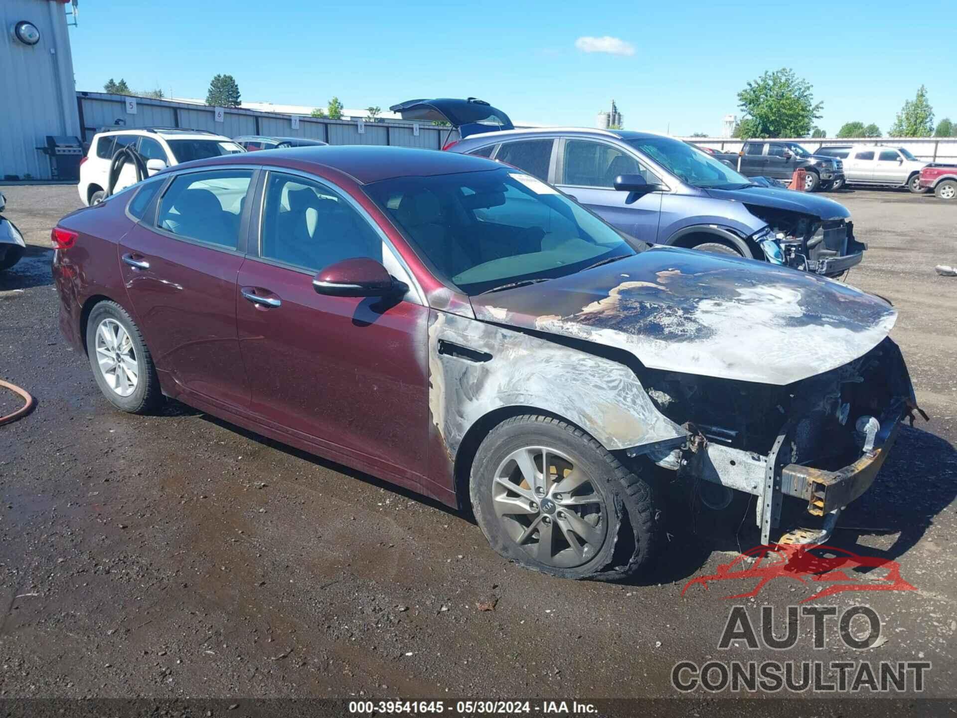 KIA OPTIMA 2016 - 5XXGT4L37GG113553