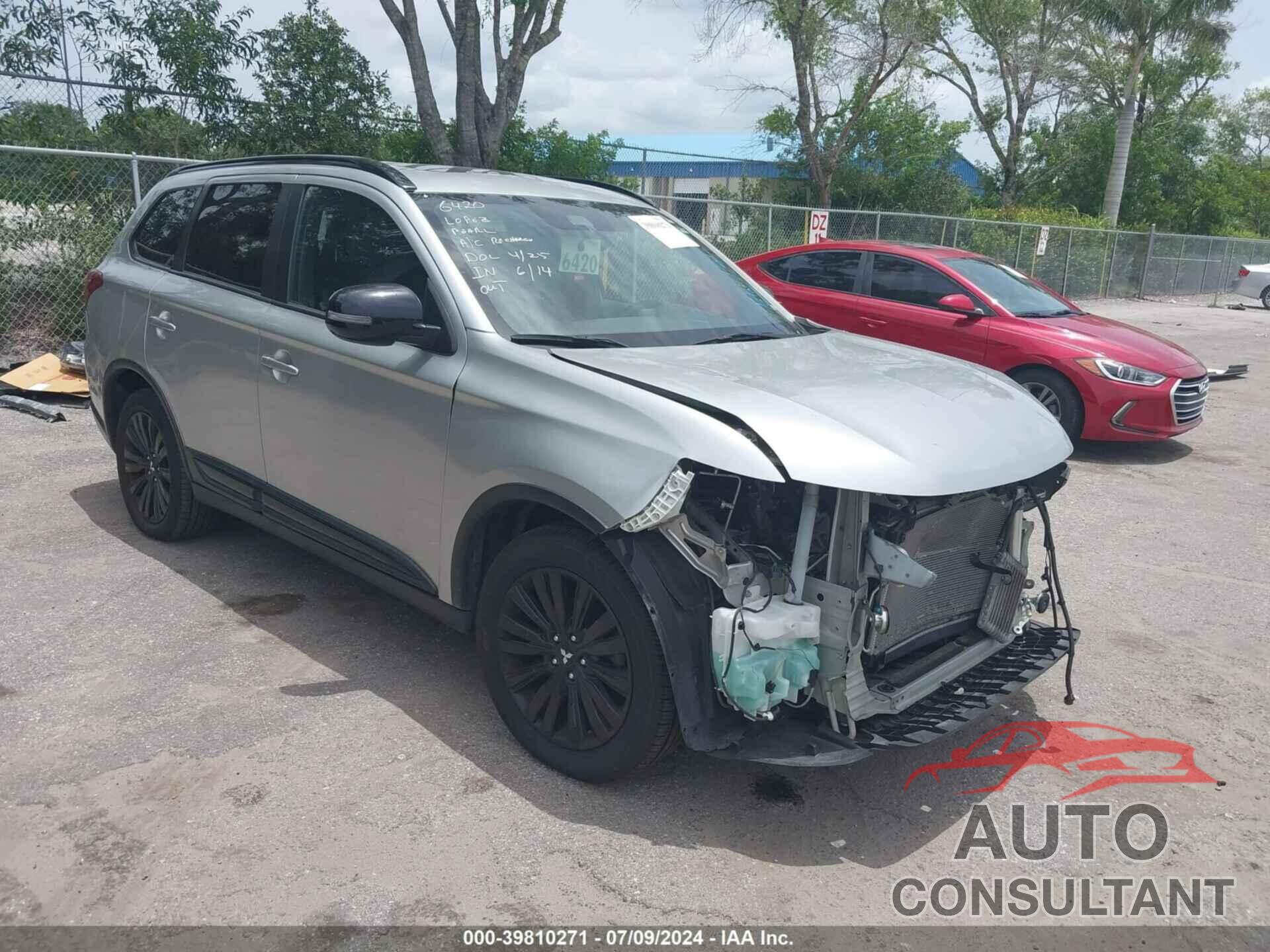 MITSUBISHI OUTLANDER 2020 - JA4AD3A36LZ017026