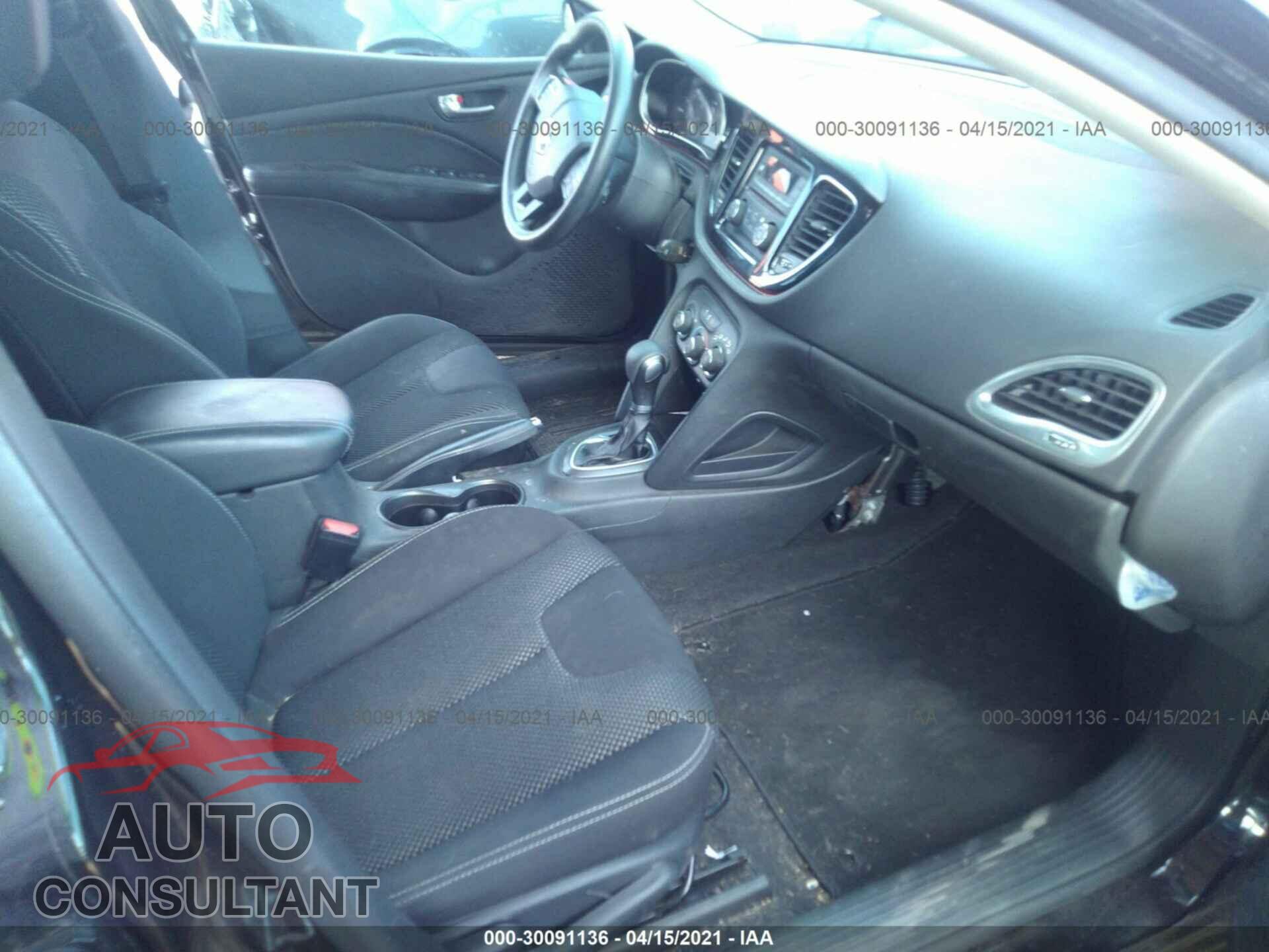 DODGE DART 2016 - 1C3CDFBB3GD519800