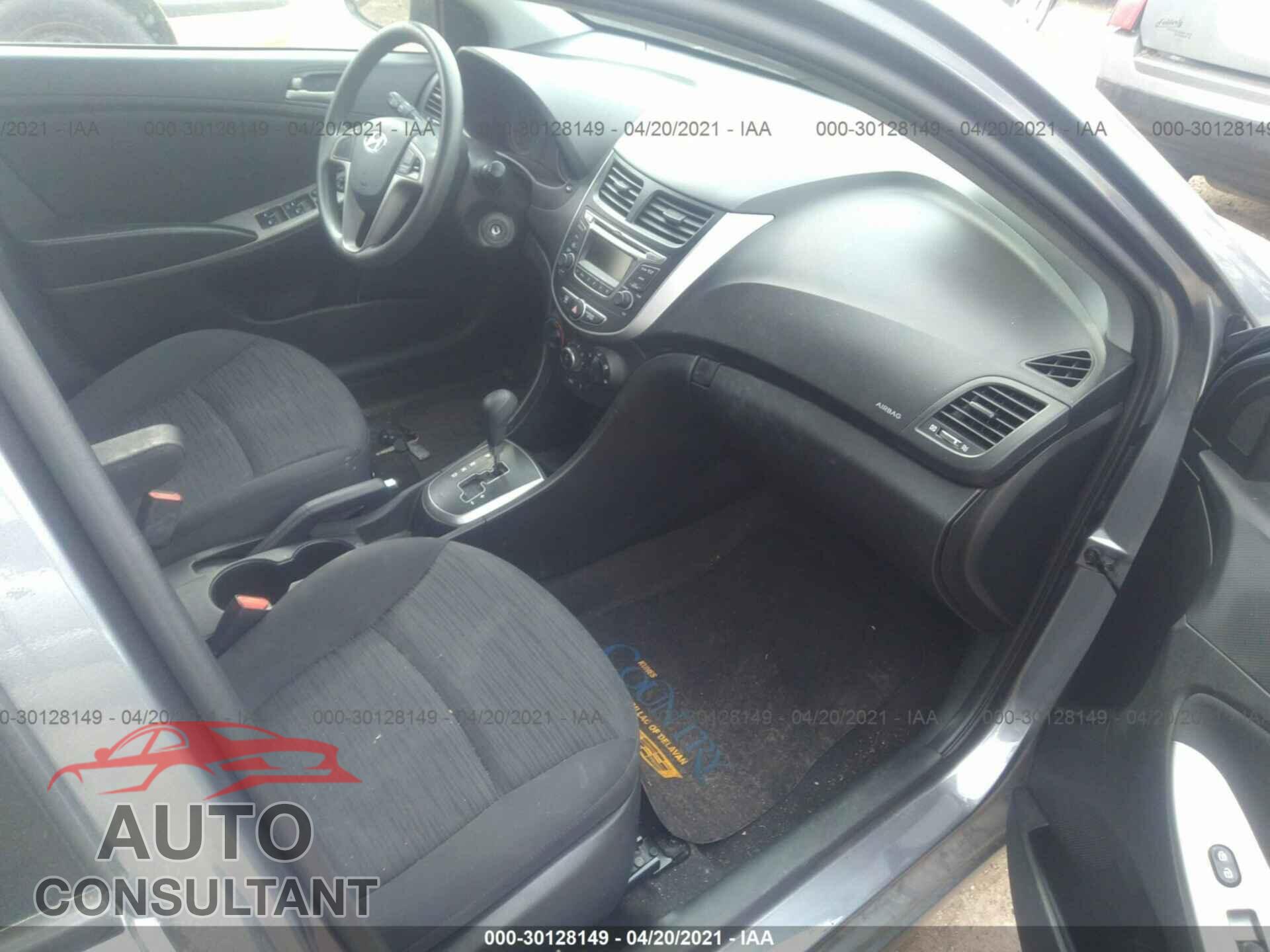 HYUNDAI ACCENT 2017 - KMHCT5AE2HU307424