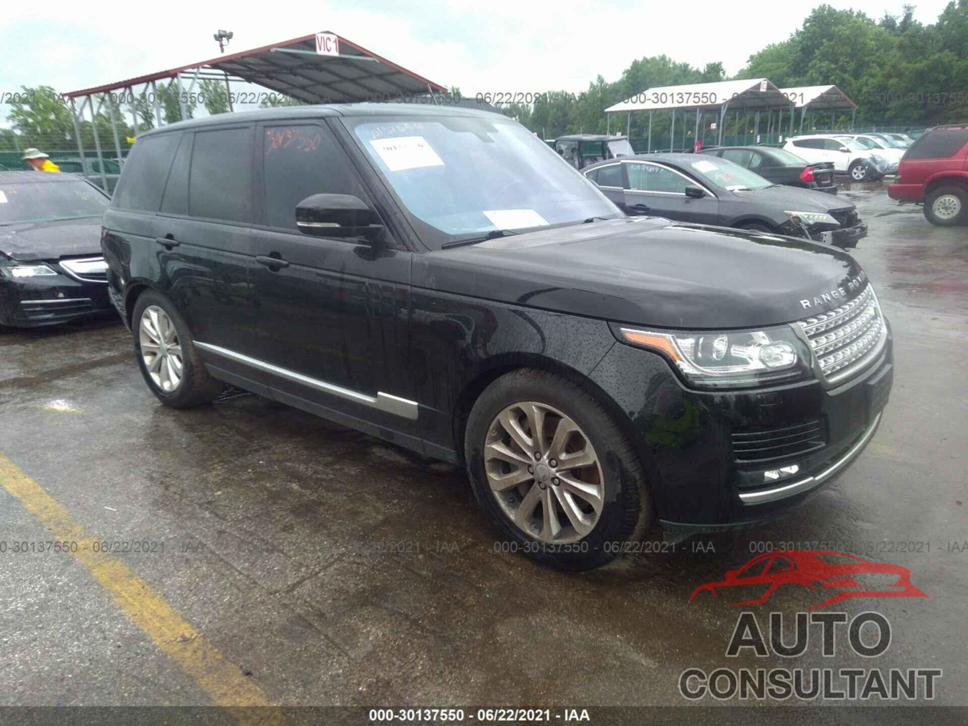 LAND ROVER RANGE ROVER 2016 - SALGS2VF9GA256409