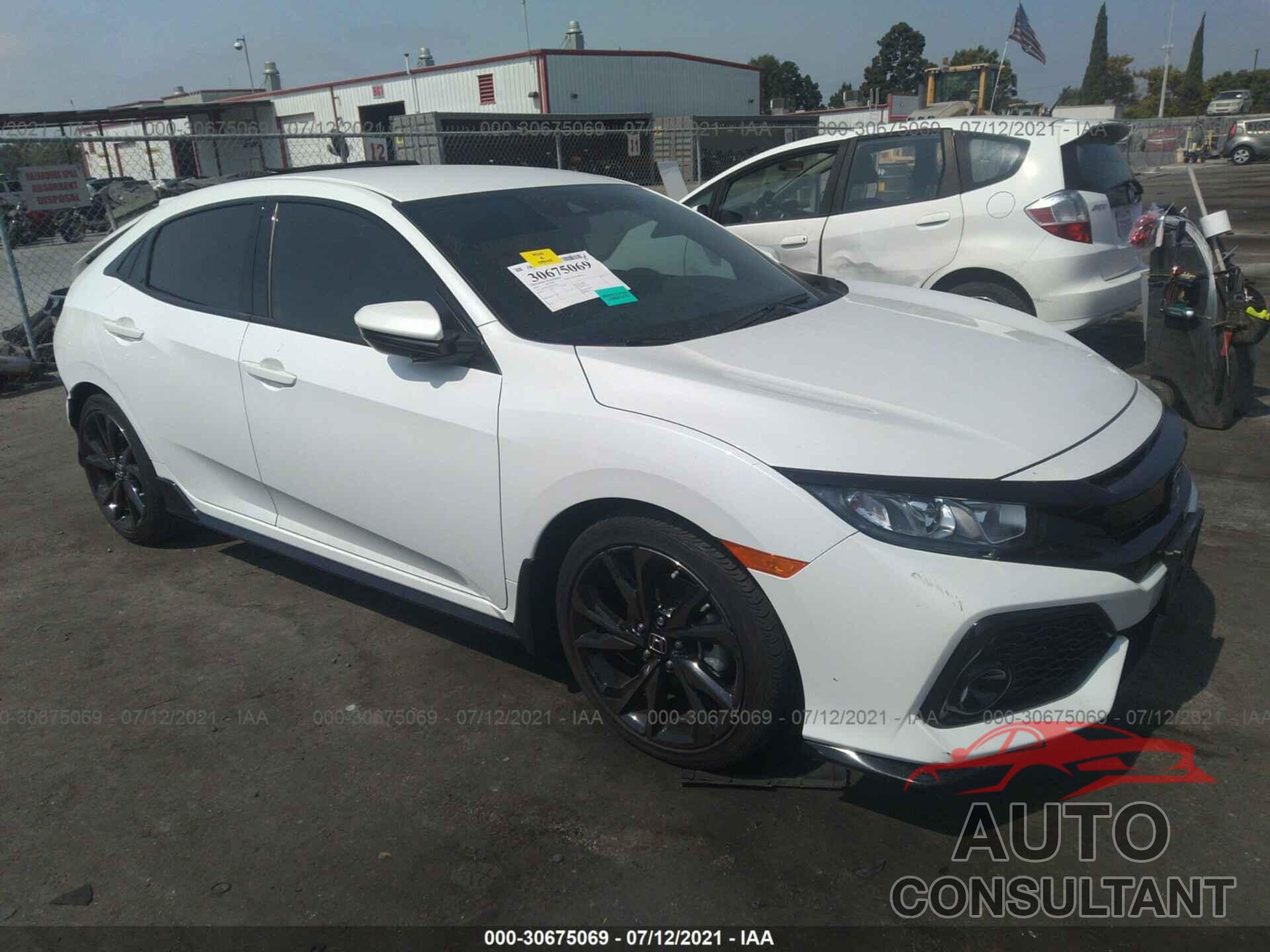 HONDA CIVIC HATCHBACK 2019 - SHHFK7G43KU217258