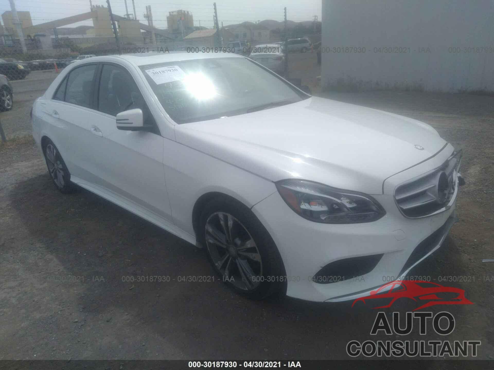 MERCEDES-BENZ E-CLASS 2016 - WDDHF5KB1GB296891