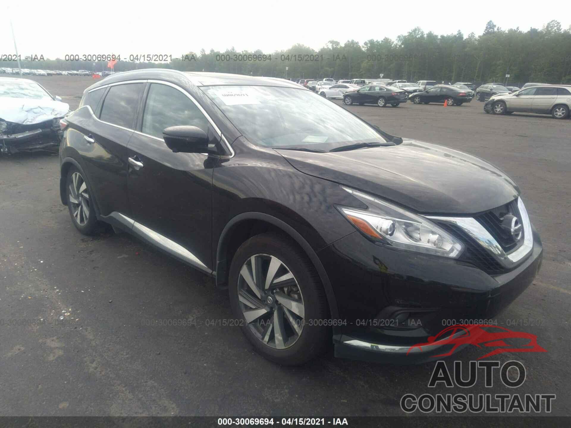 NISSAN MURANO 2018 - 5N1AZ2MG4JN183447