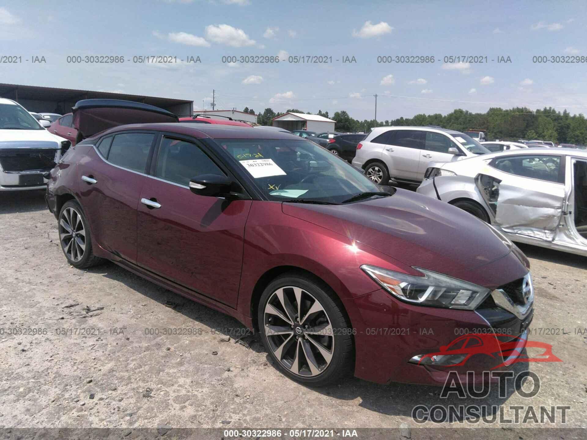 NISSAN MAXIMA 2016 - 1N4AA6AP3GC422696