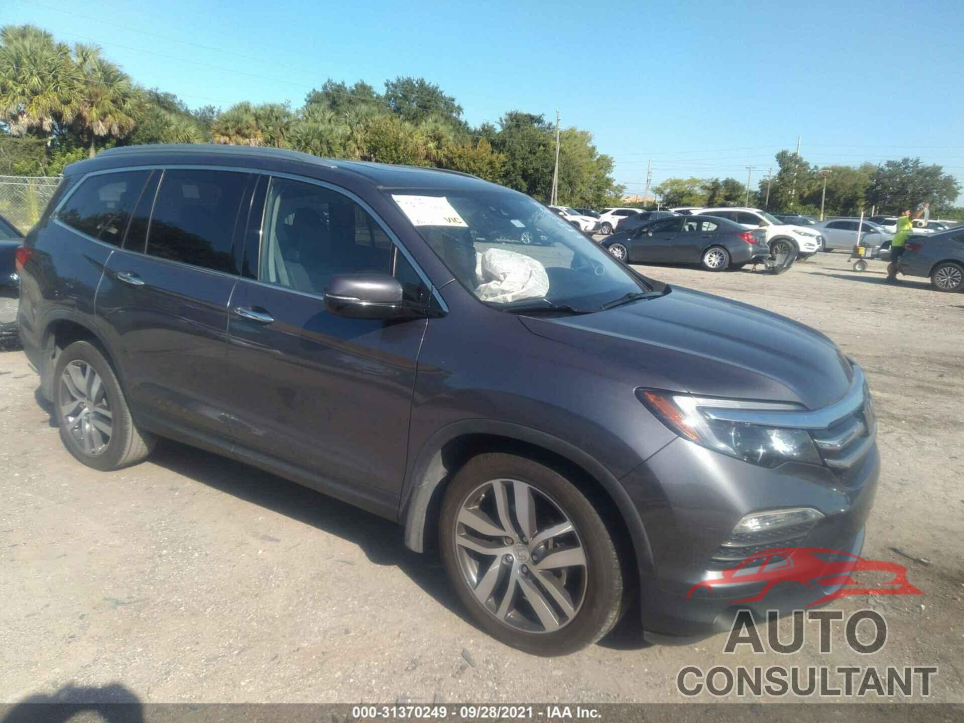 HONDA PILOT 2016 - 5FNYF6H03GB116913