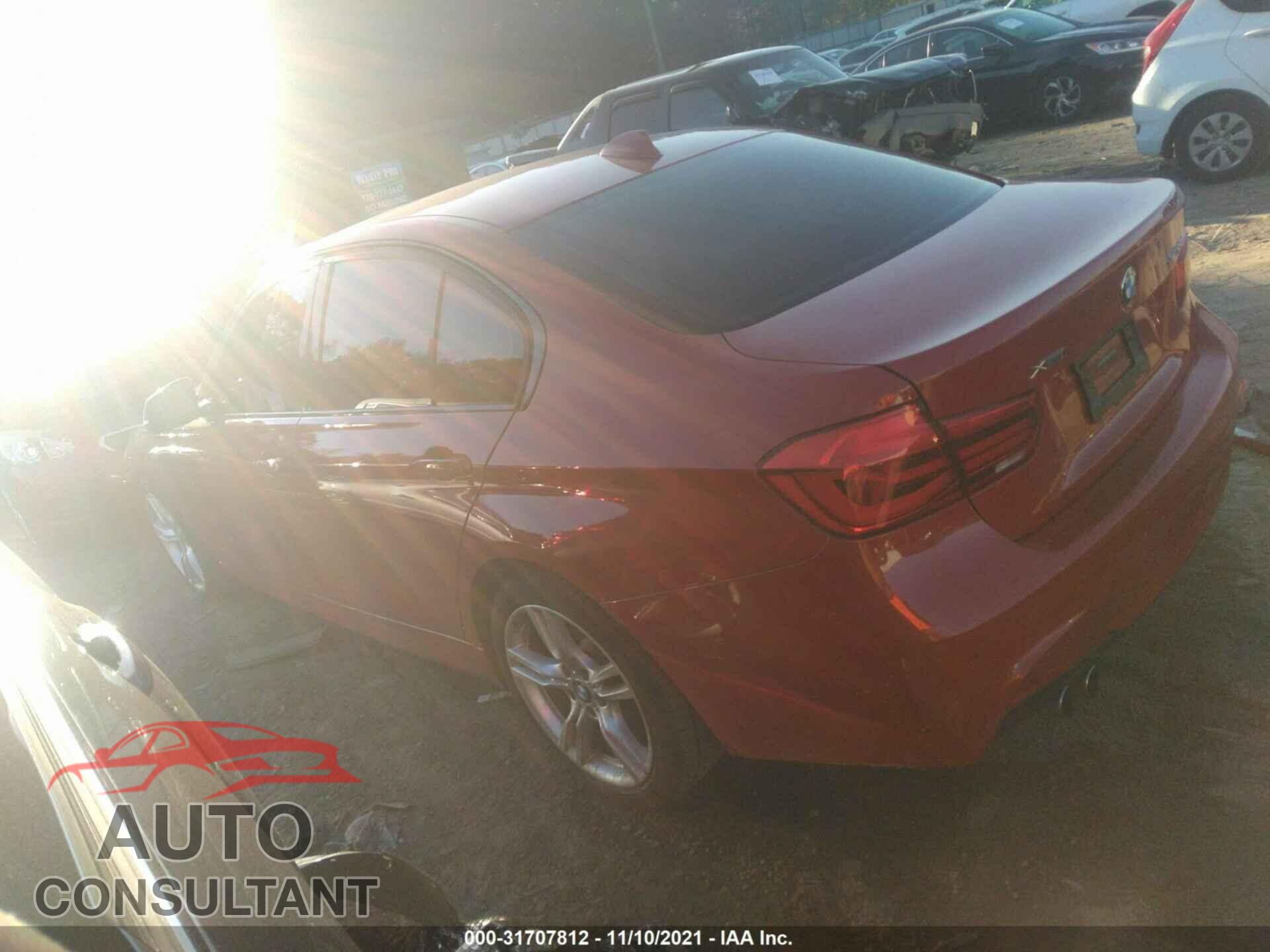 BMW 3 SERIES 2016 - WBA8E3G54GNU38683