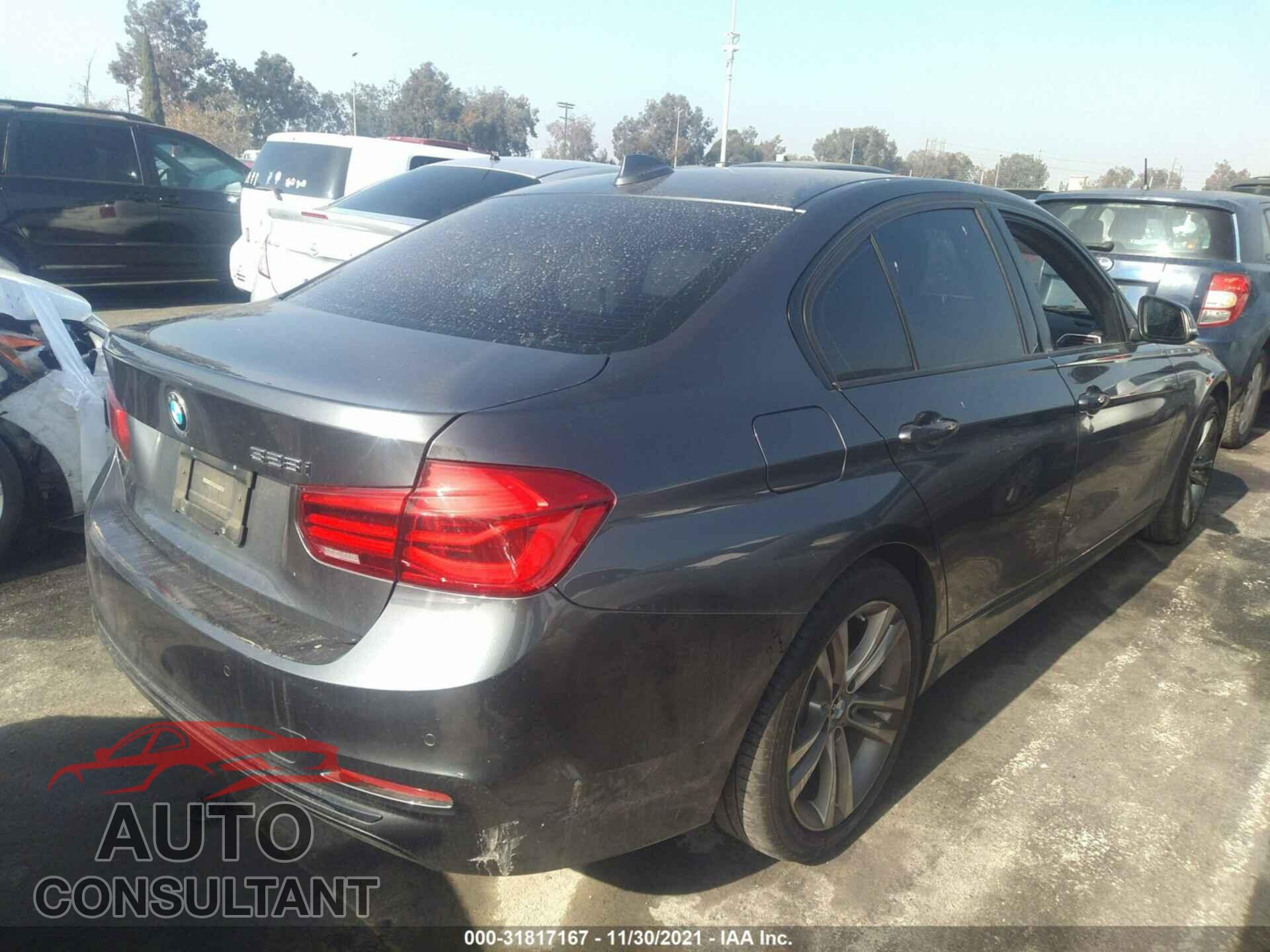 BMW 3 SERIES 2016 - WBA8E9G57GNU30189