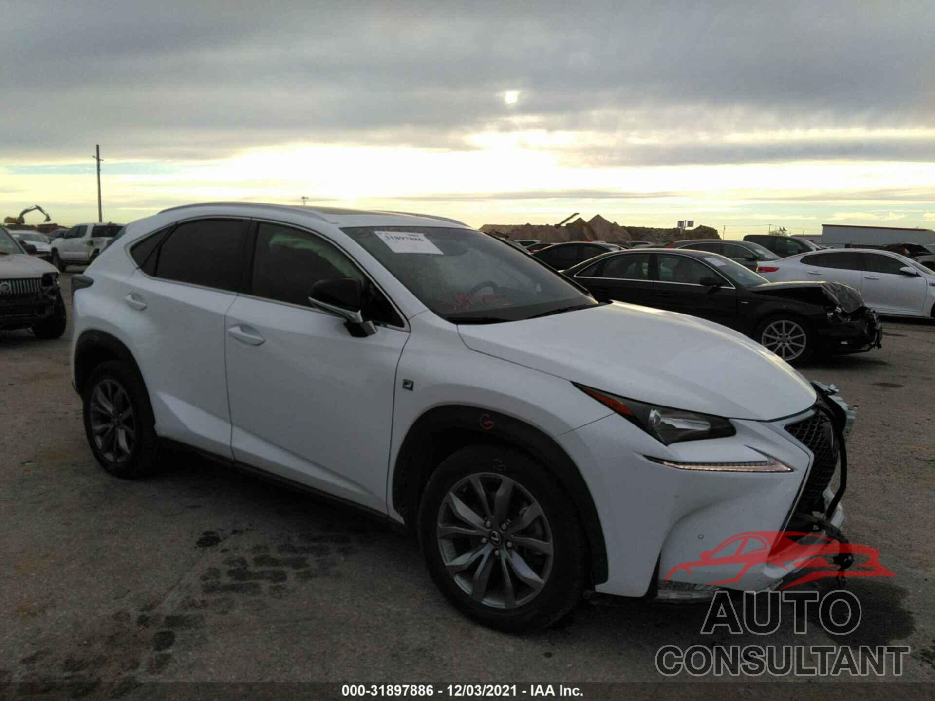 LEXUS NX 2017 - JTJYARBZ8H2073503