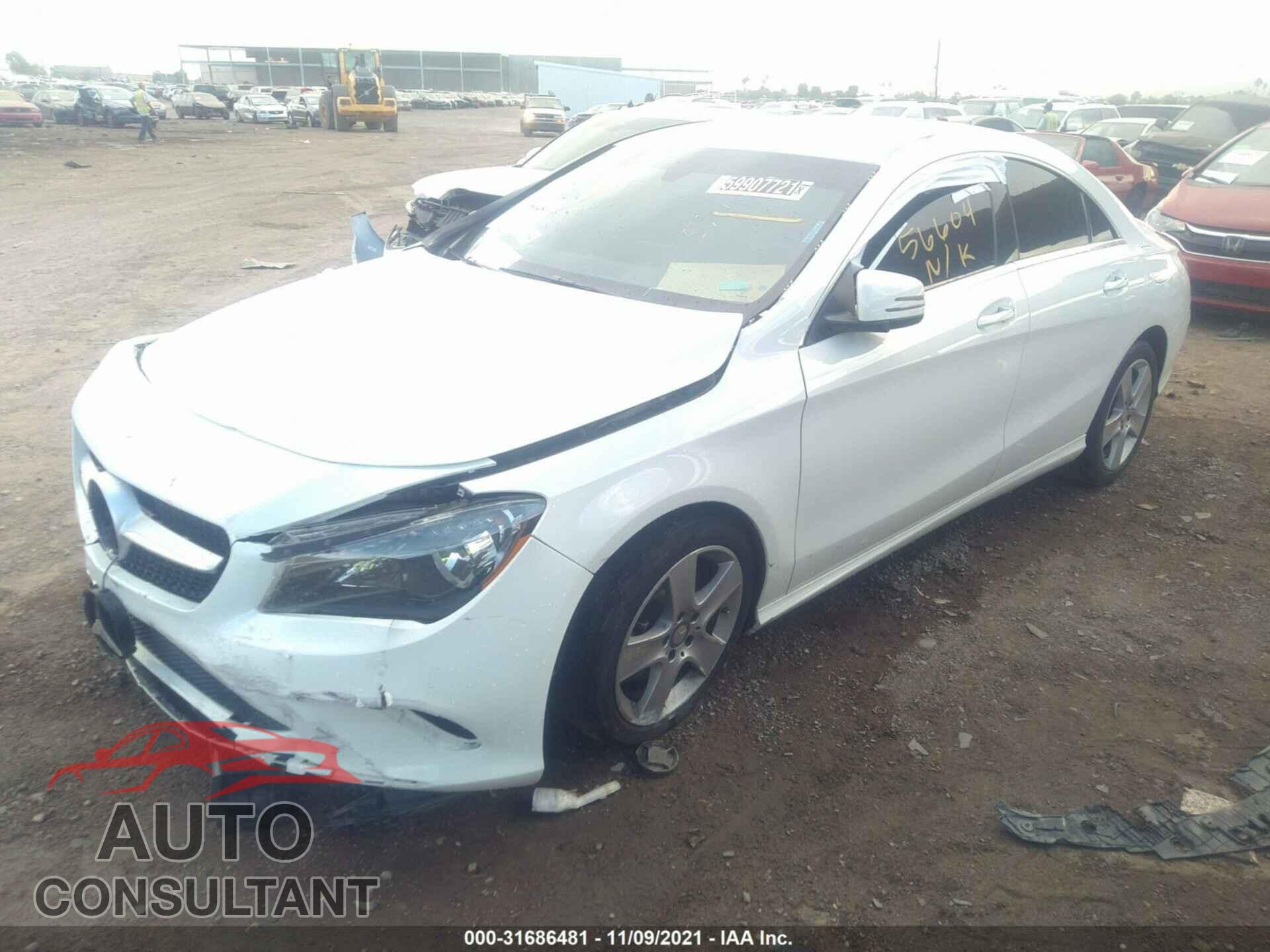 MERCEDES-BENZ CLA 2018 - WDDSJ4EB3JN517536