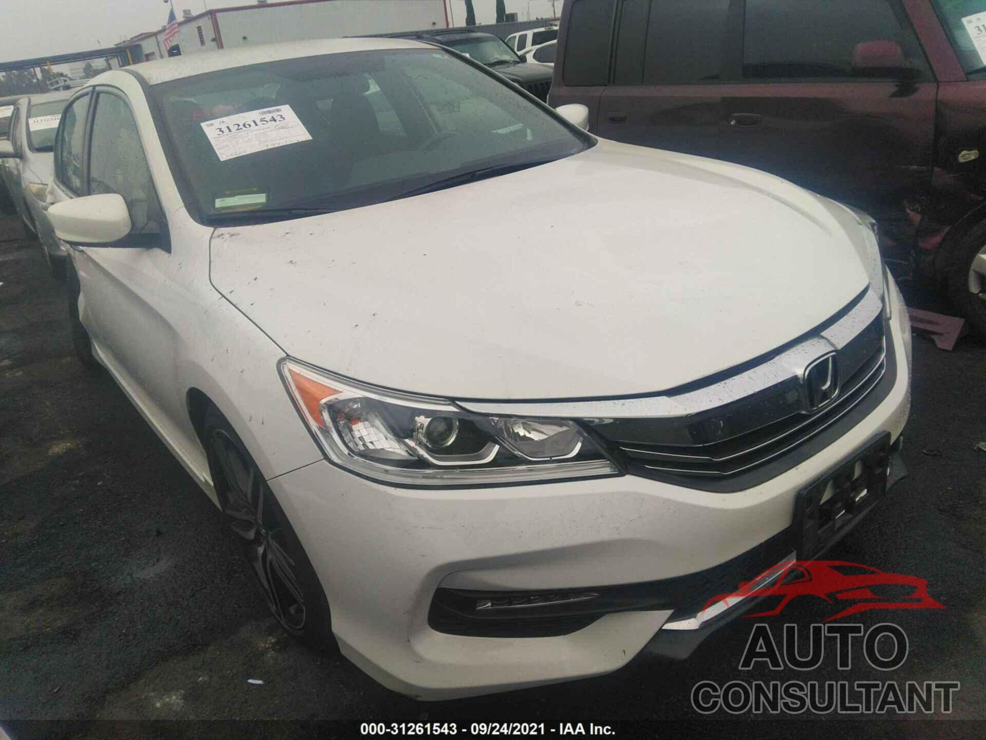 HONDA ACCORD SEDAN 2016 - 1HGCR2F50GA206443
