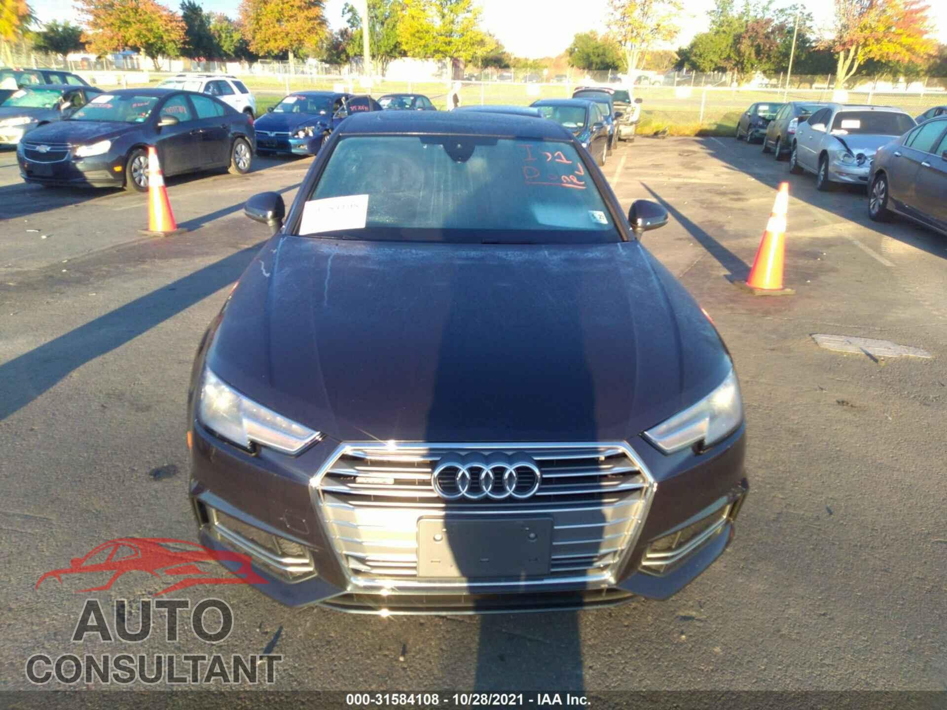 AUDI A4 2018 - WAUDNAF41JA139744