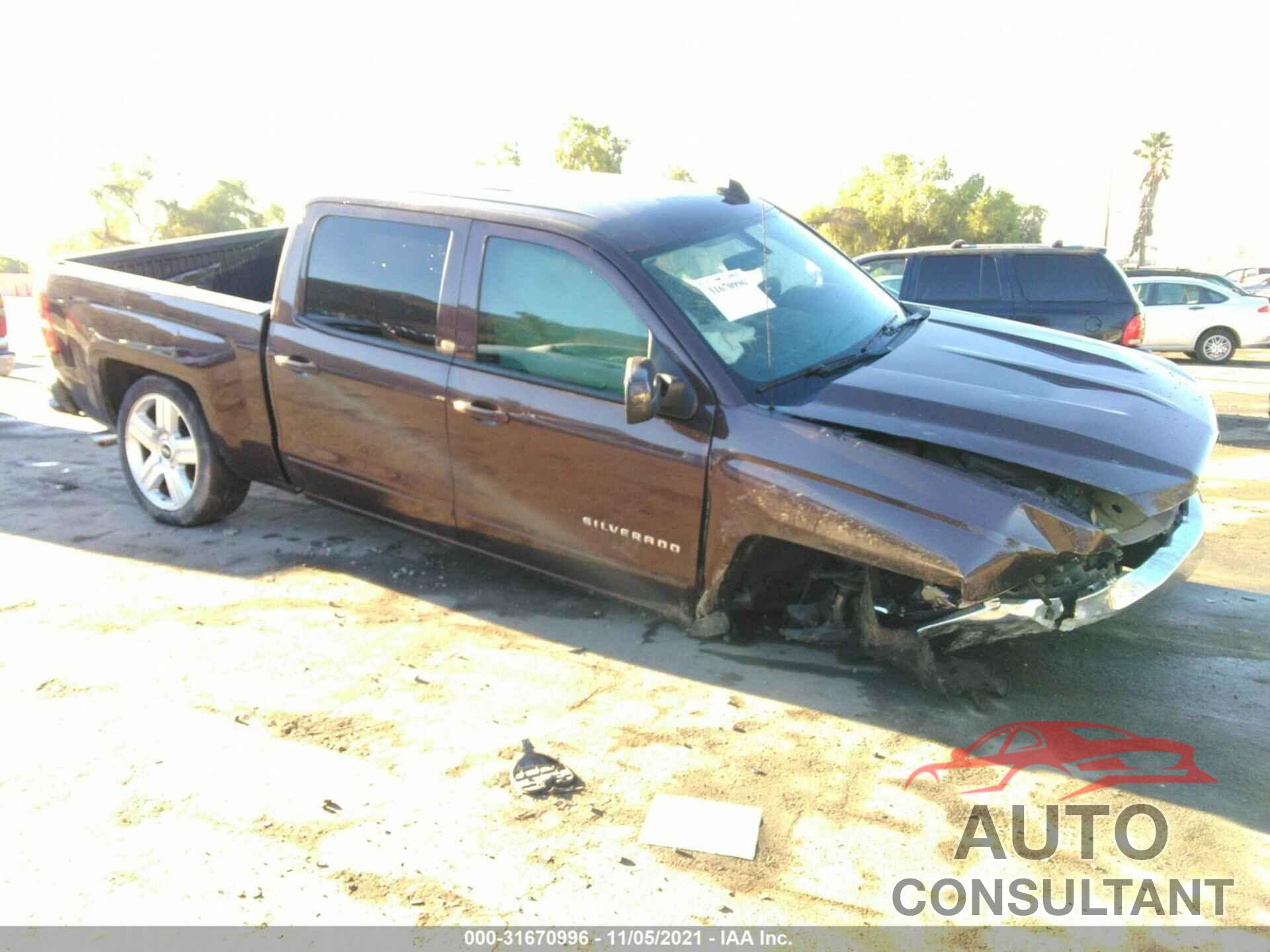 CHEVROLET SILVERADO 1500 2016 - 3GCPCREC6GG194911