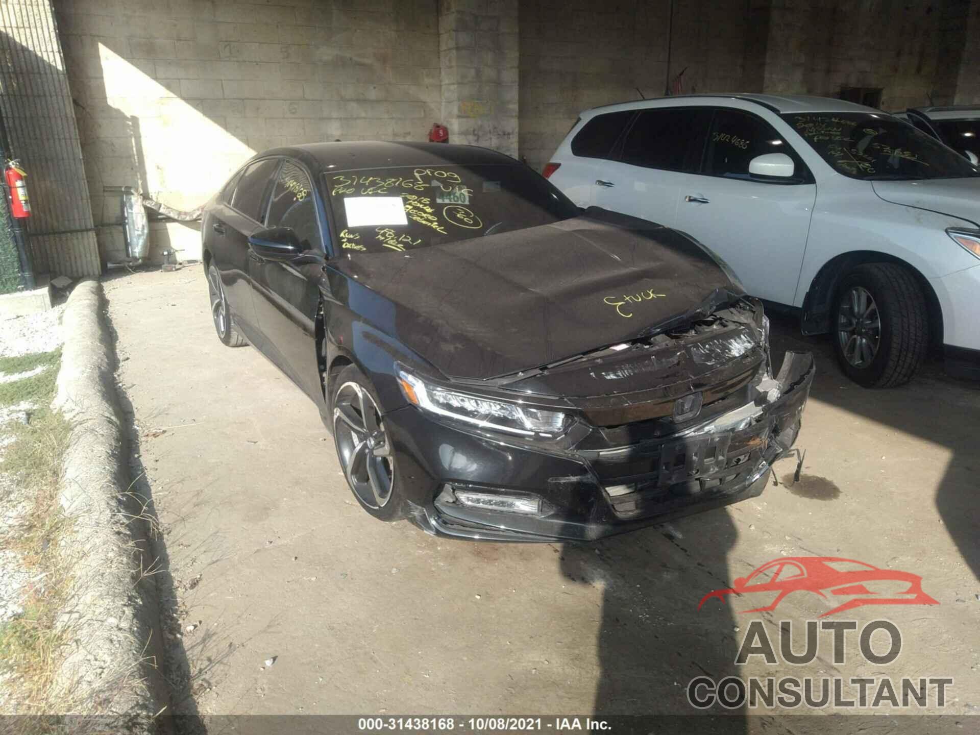 HONDA ACCORD SEDAN 2018 - 1HGCV1F39JA097783