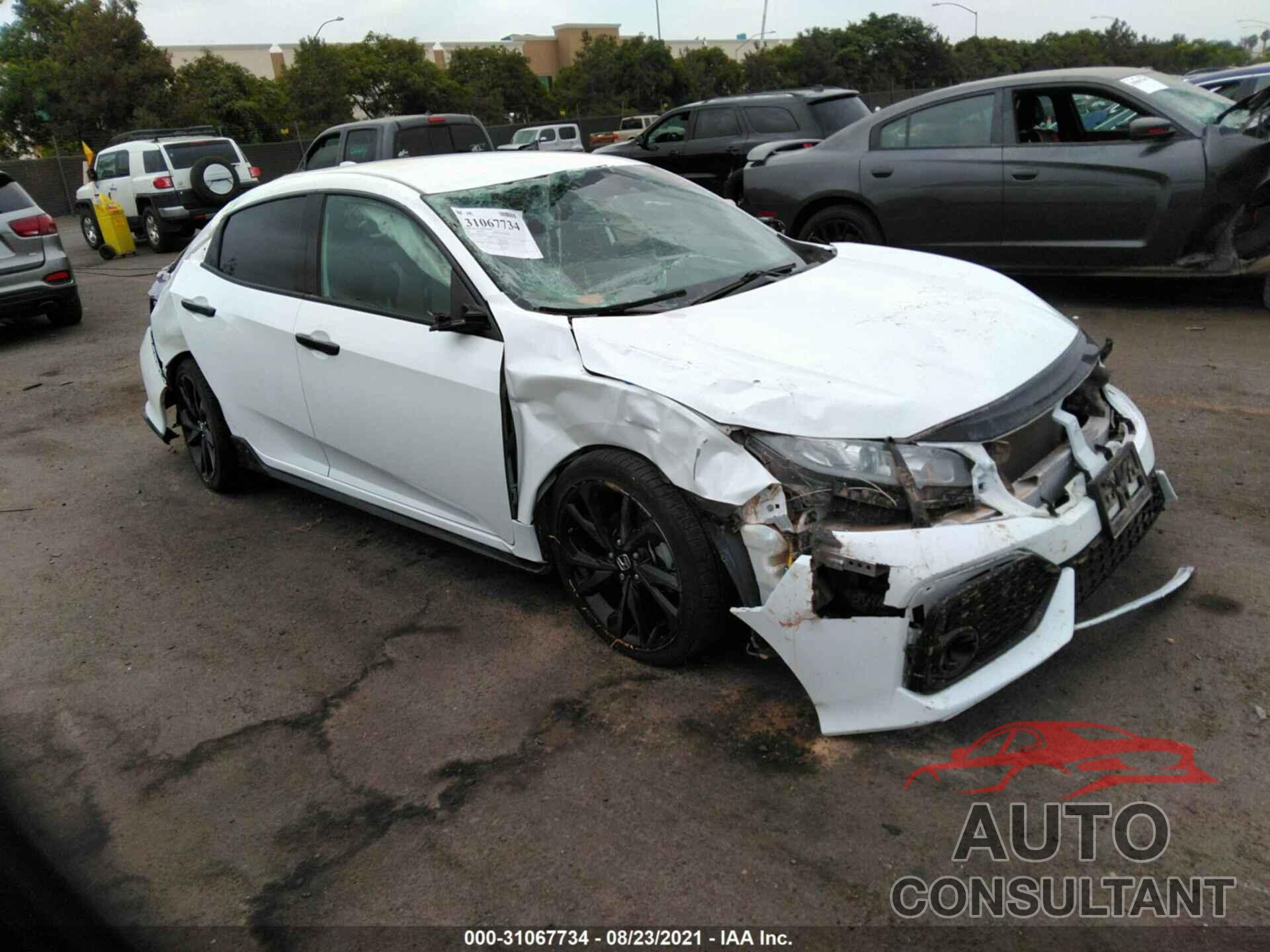 HONDA CIVIC HATCHBACK 2018 - SHHFK7H44JU407695