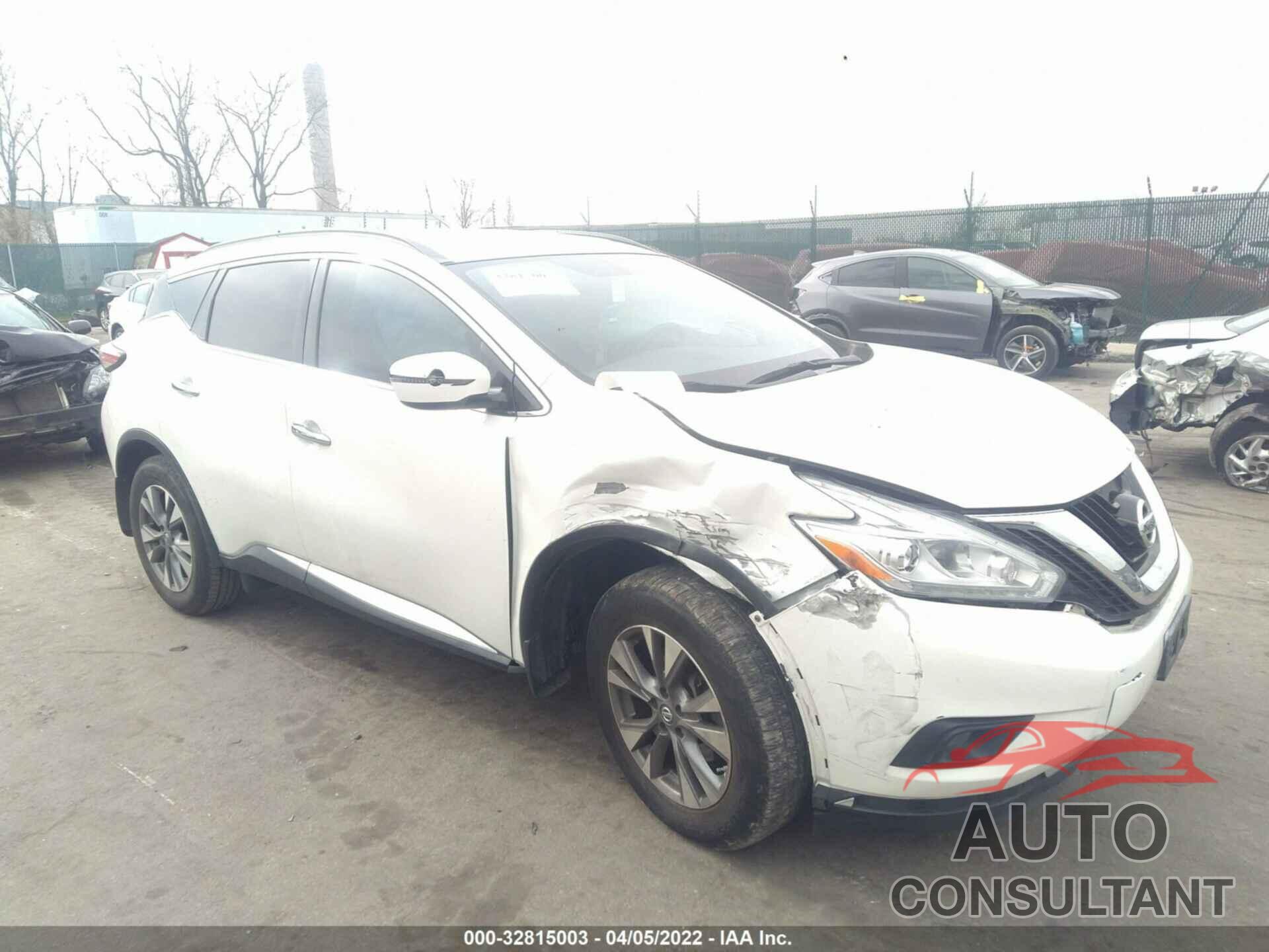 NISSAN MURANO 2017 - 5N1AZ2MH8HN179761