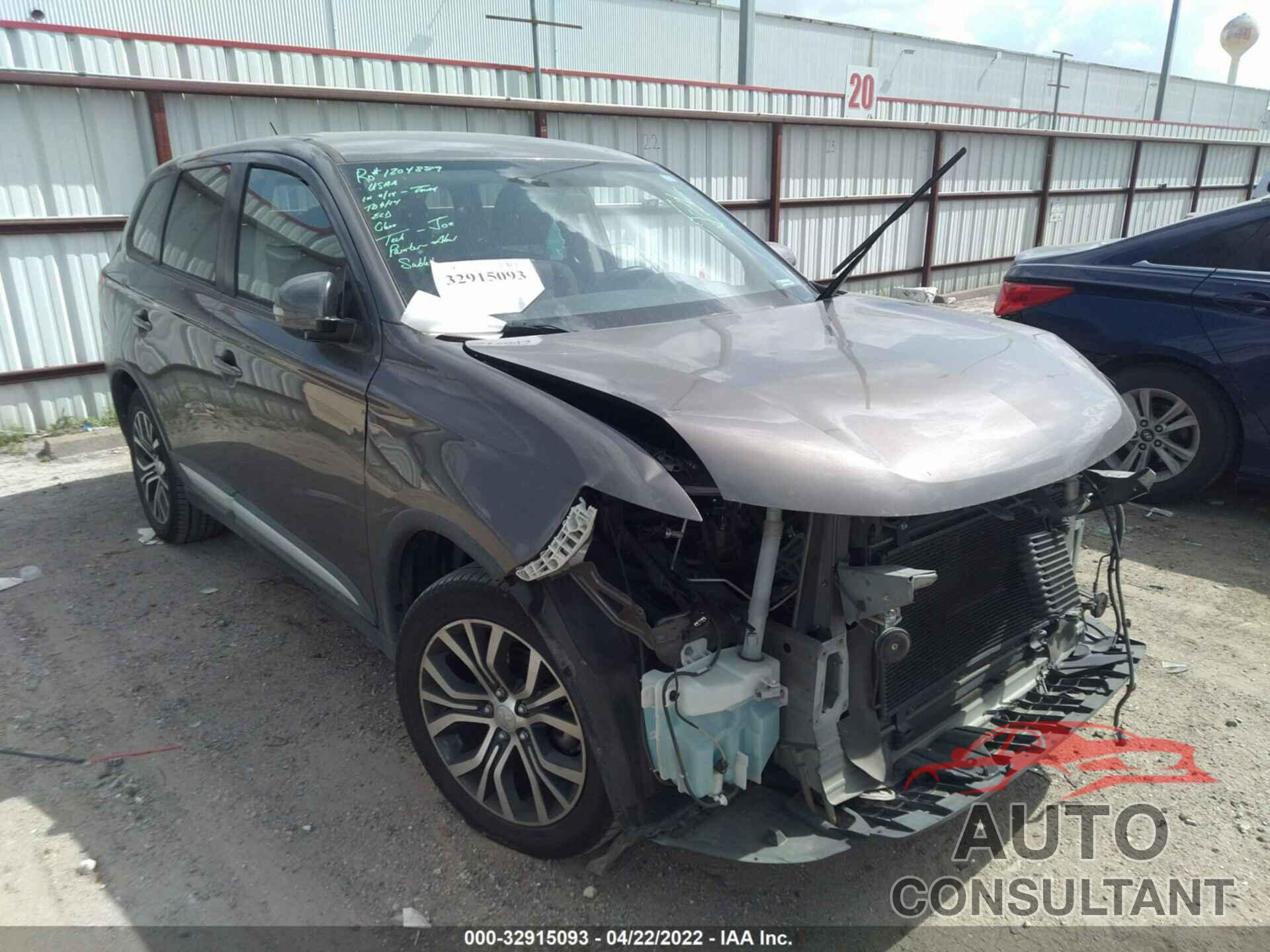 MITSUBISHI OUTLANDER 2016 - JA4AD3A33GZ033593