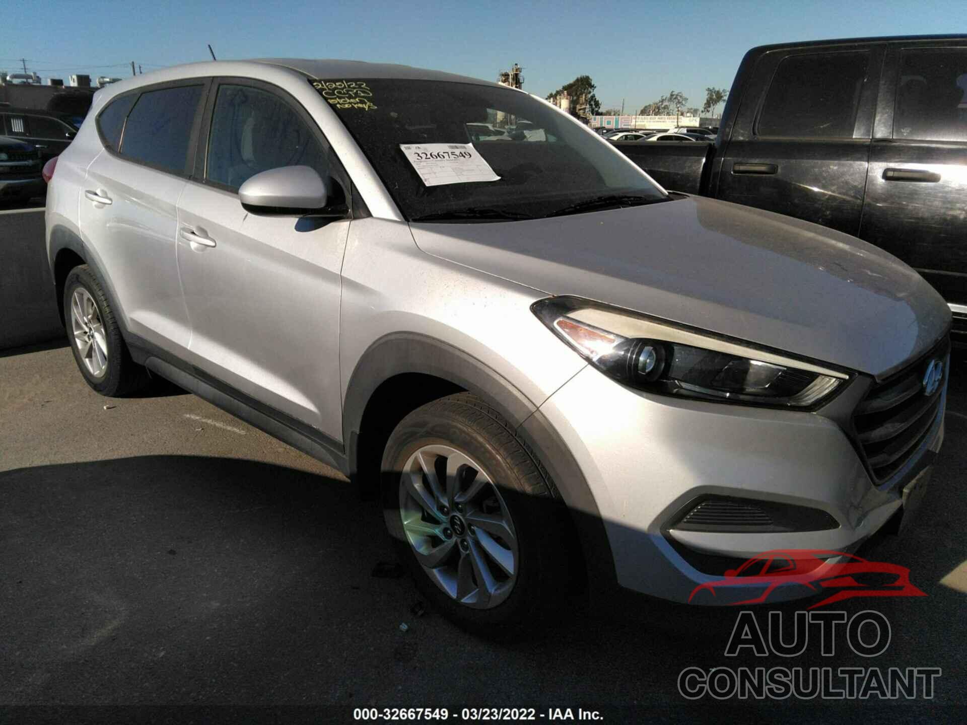 HYUNDAI TUCSON 2016 - KM8J23A41GU204158