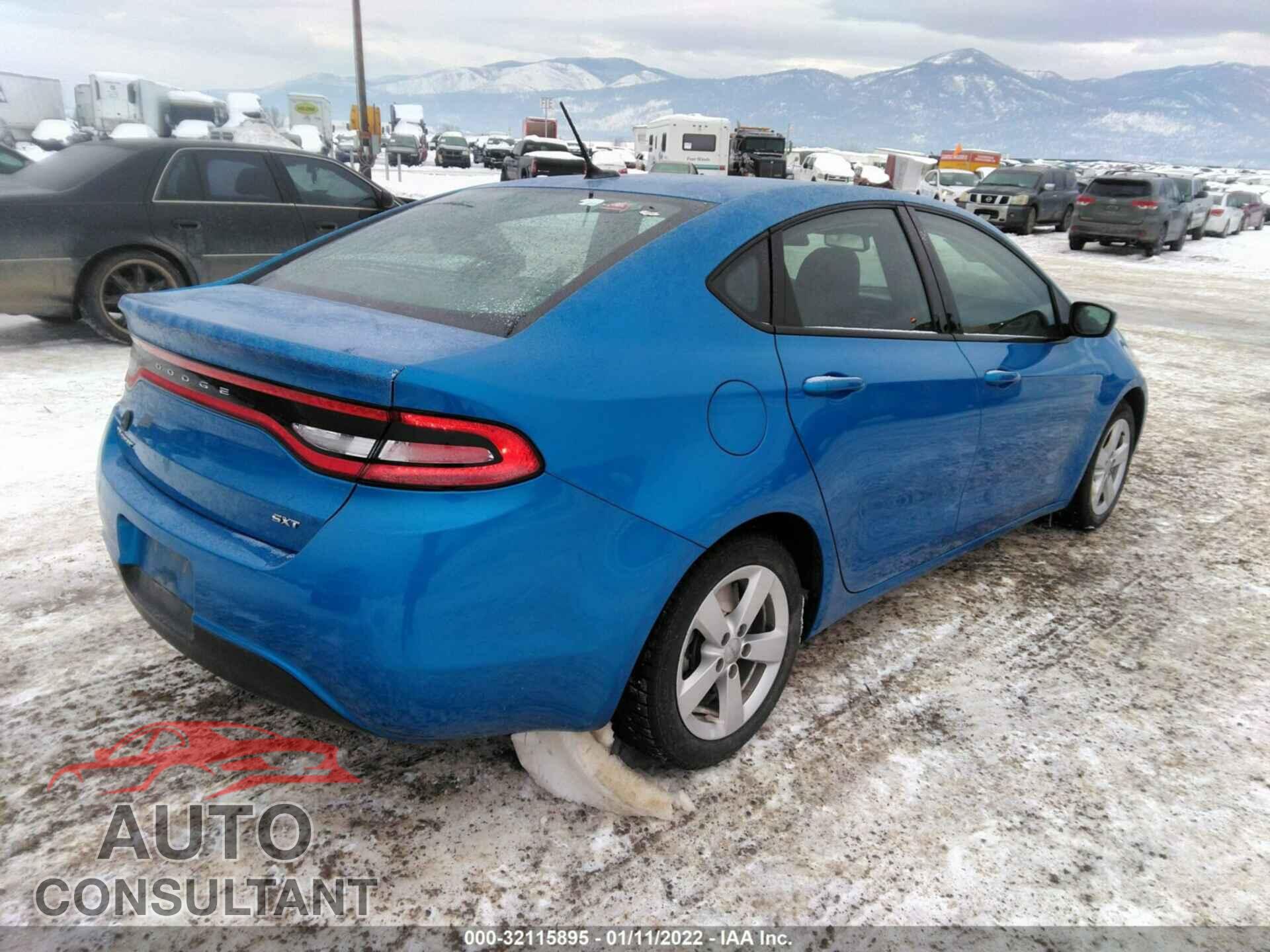 DODGE DART 2016 - 1C3CDFBB5GD609787