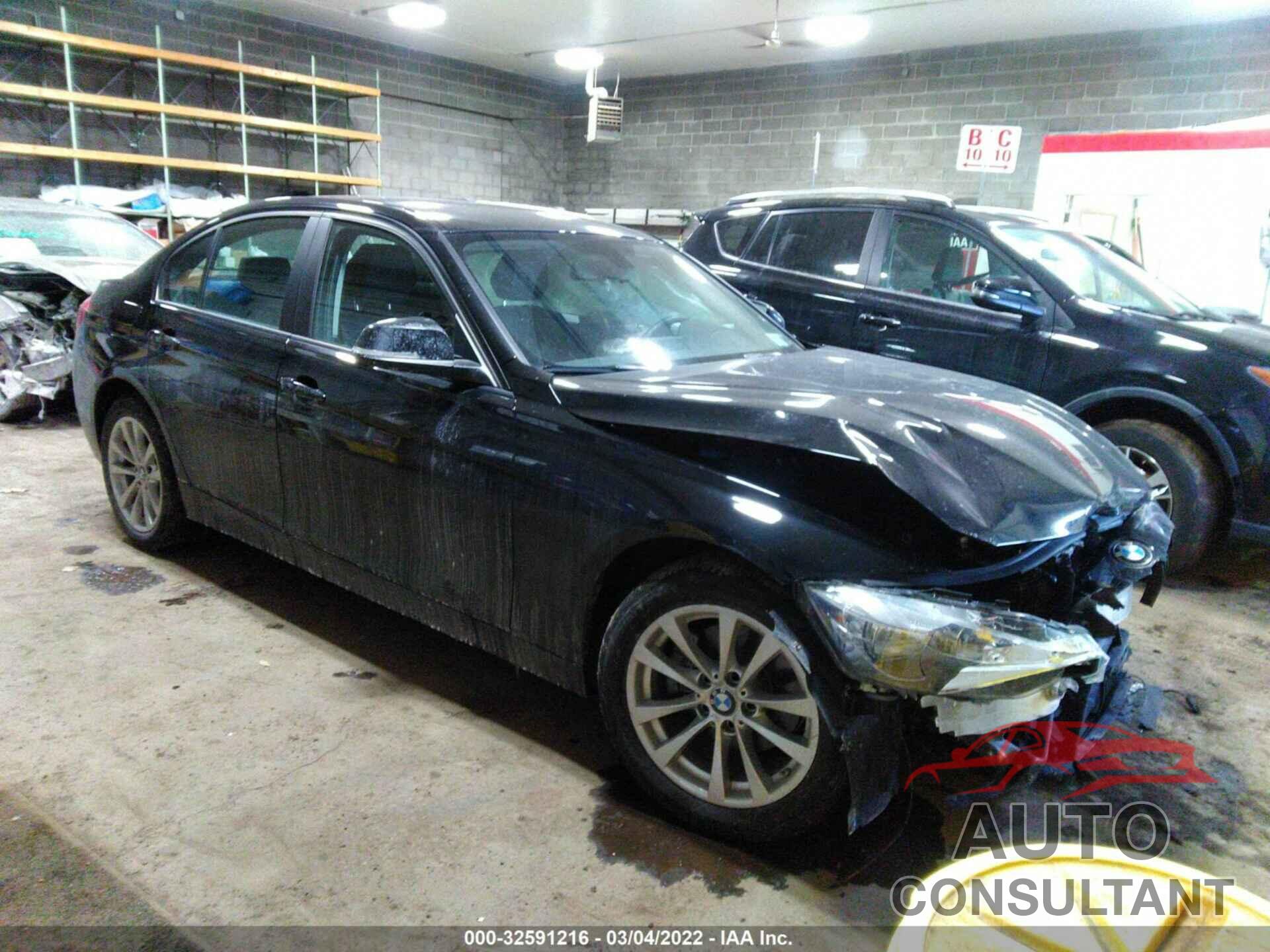 BMW 3 SERIES 2017 - WBA8E5G39HNU44202