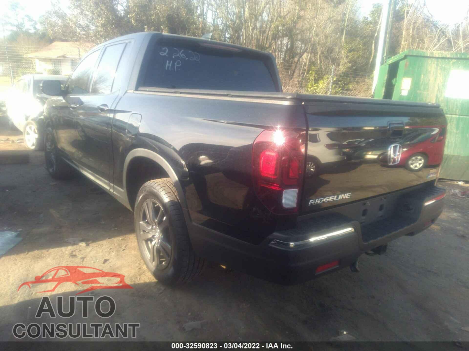HONDA RIDGELINE 2019 - 5FPYK3F1XKB037504