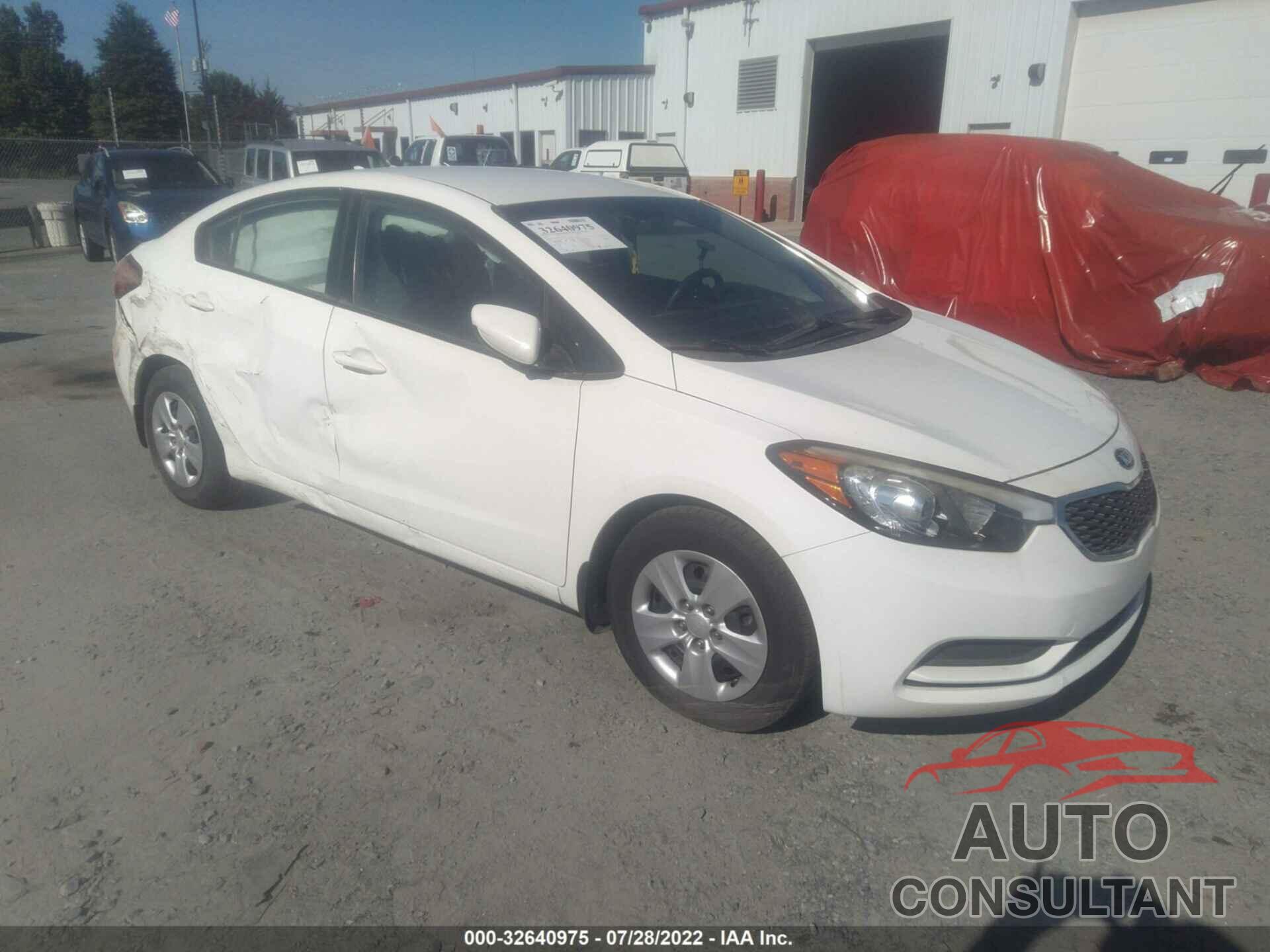 KIA FORTE 2016 - KNAFK4A64G5495683