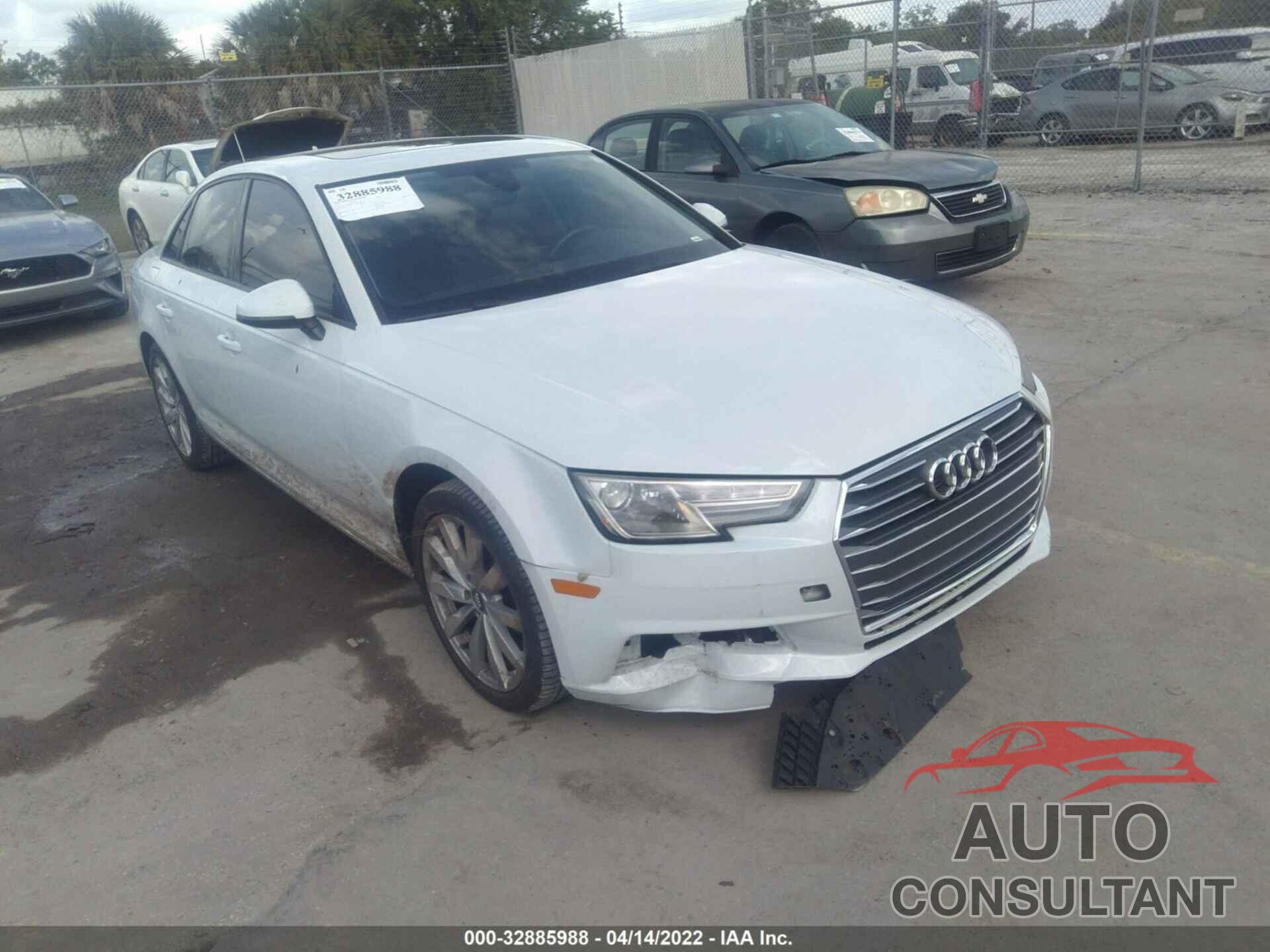 AUDI A4 2017 - WAUGMAF47HN046116