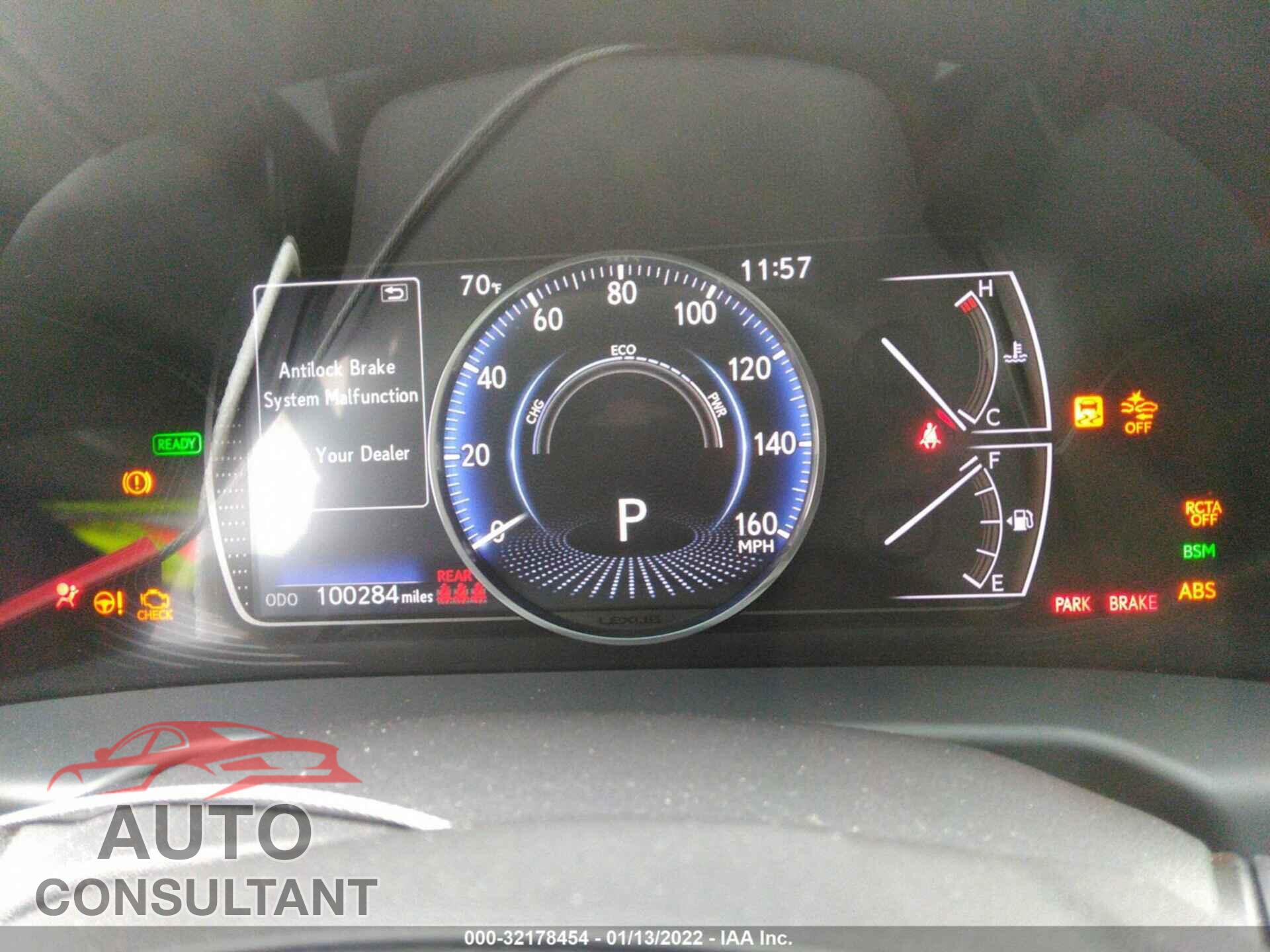 LEXUS ES 2019 - JTHB21B18K2035146