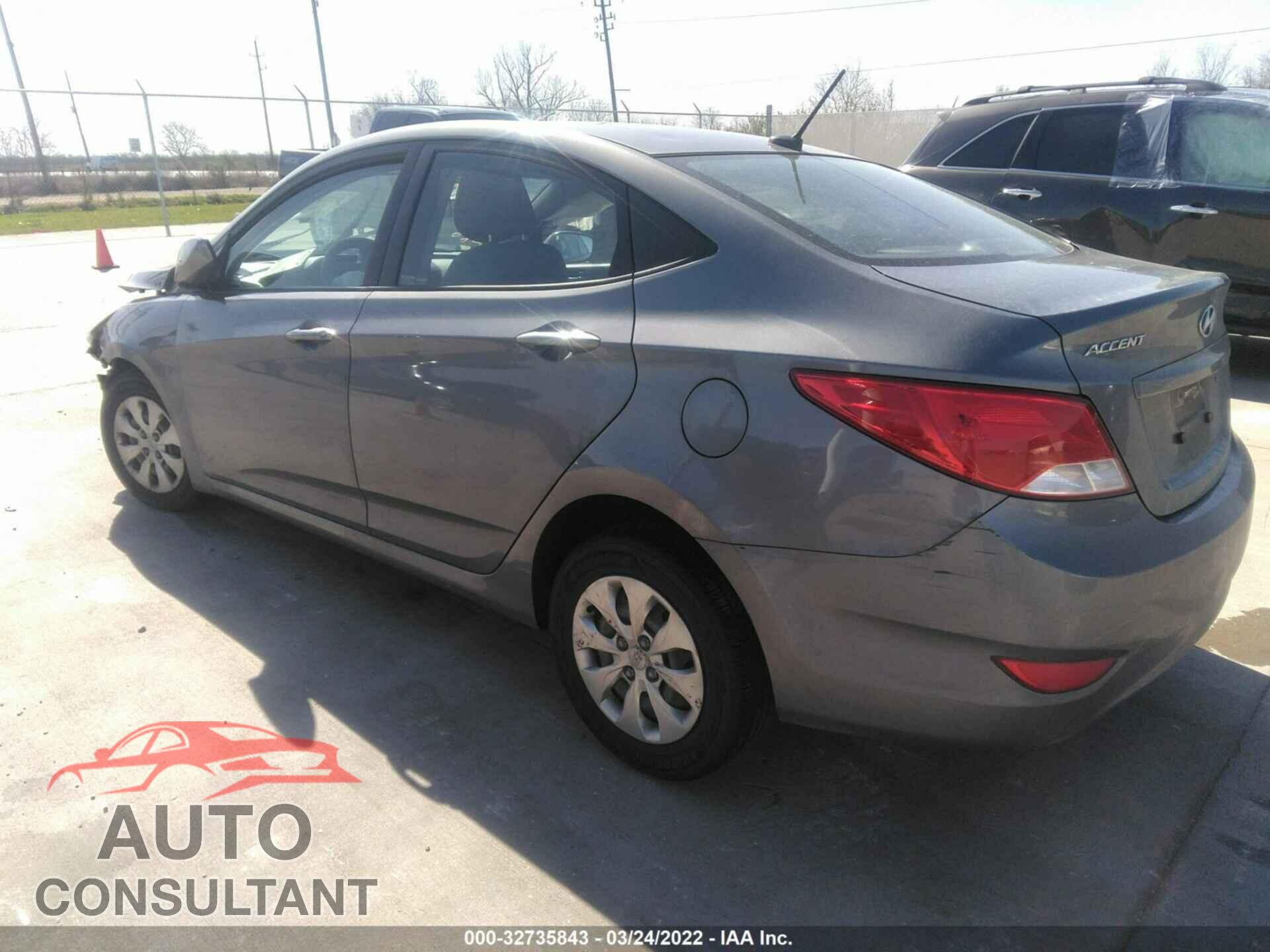 HYUNDAI ACCENT 2016 - KMHCT4AE7GU028012