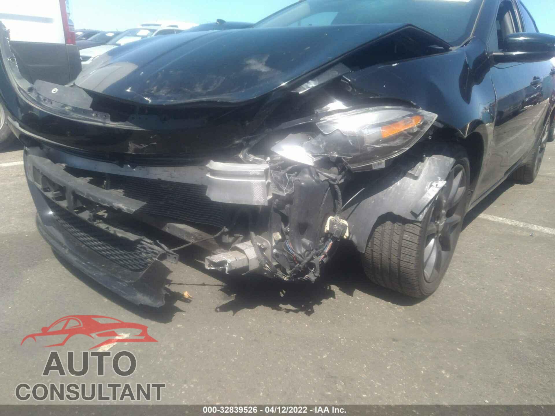 DODGE DART 2016 - 1C3CDFAA8GD516240