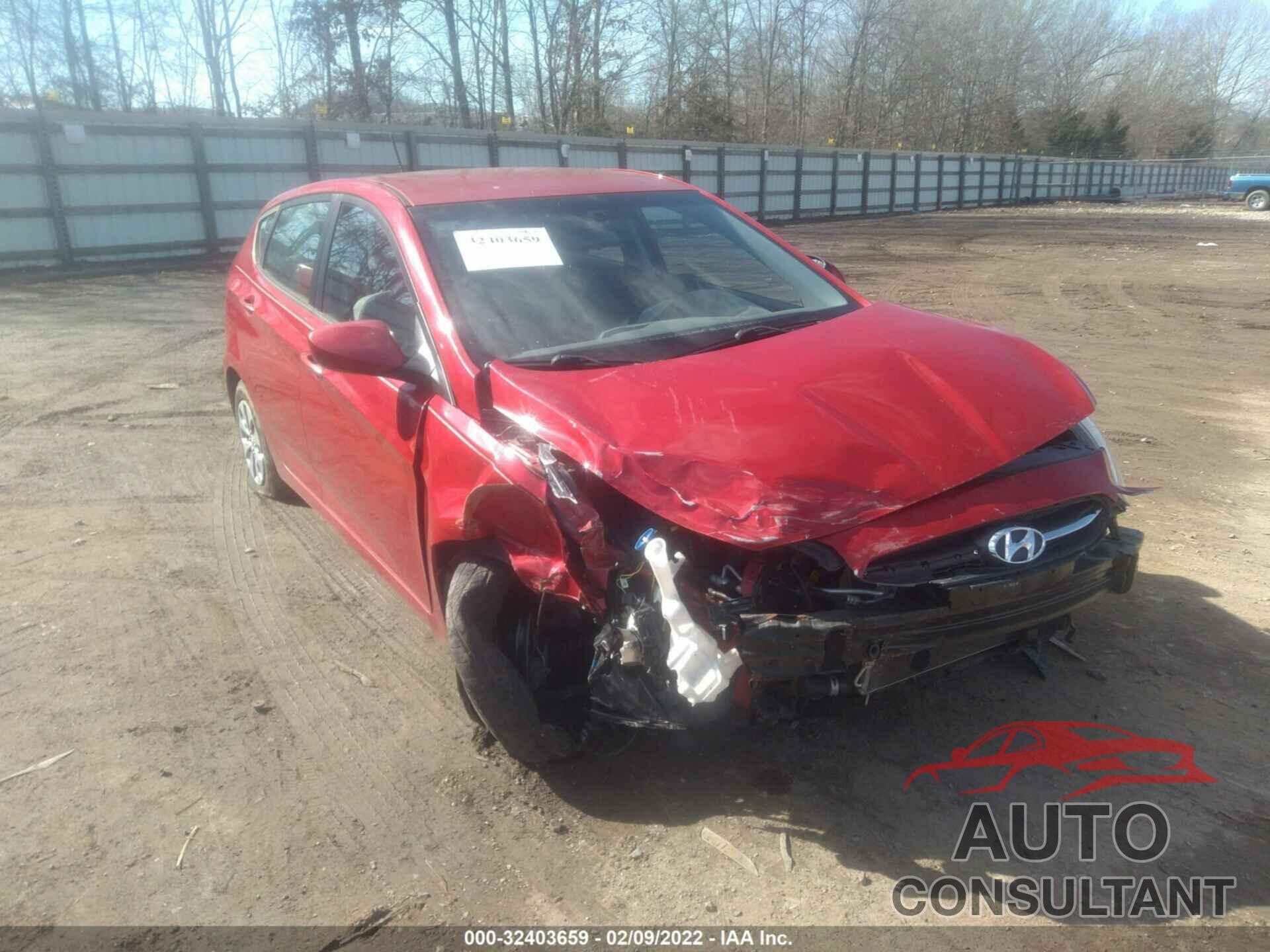 HYUNDAI ACCENT 2016 - KMHCT5AE3GU246521