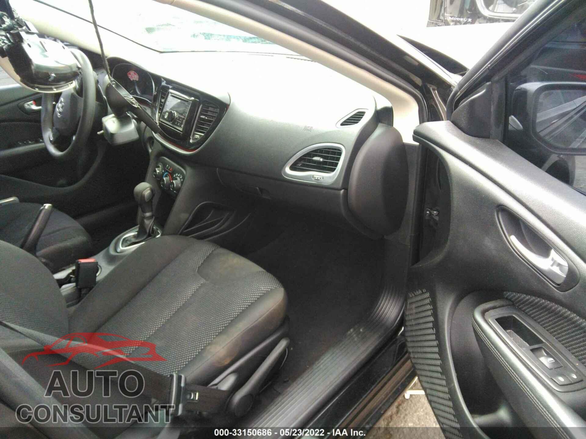 DODGE DART 2016 - 1C3CDFAA8GD530185