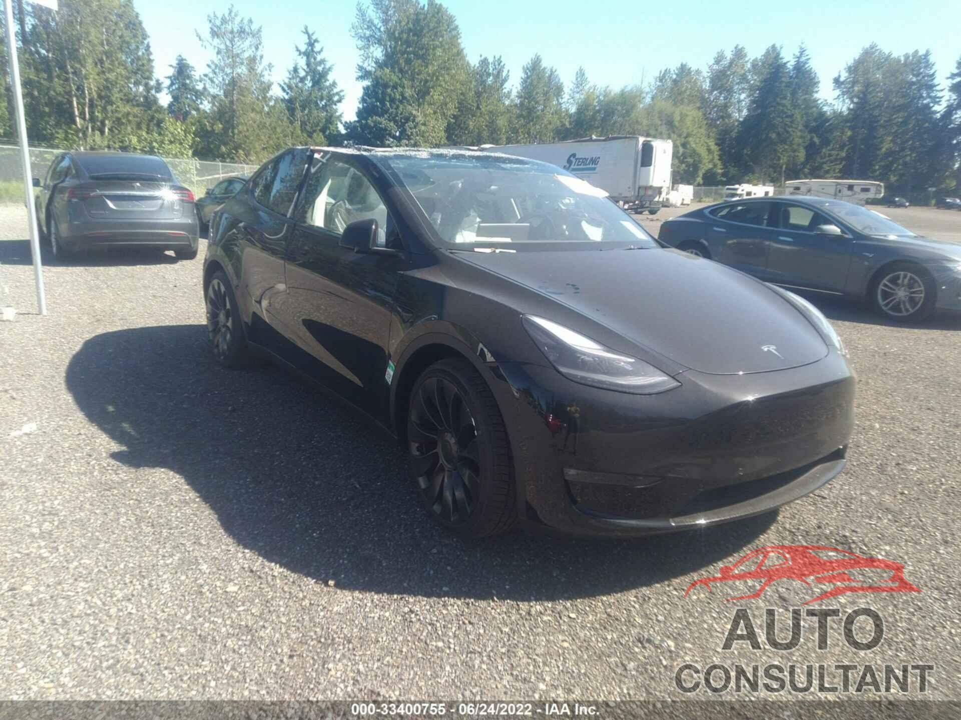 TESLA MODEL Y 2022 - 7SAYGDEF8NF408048