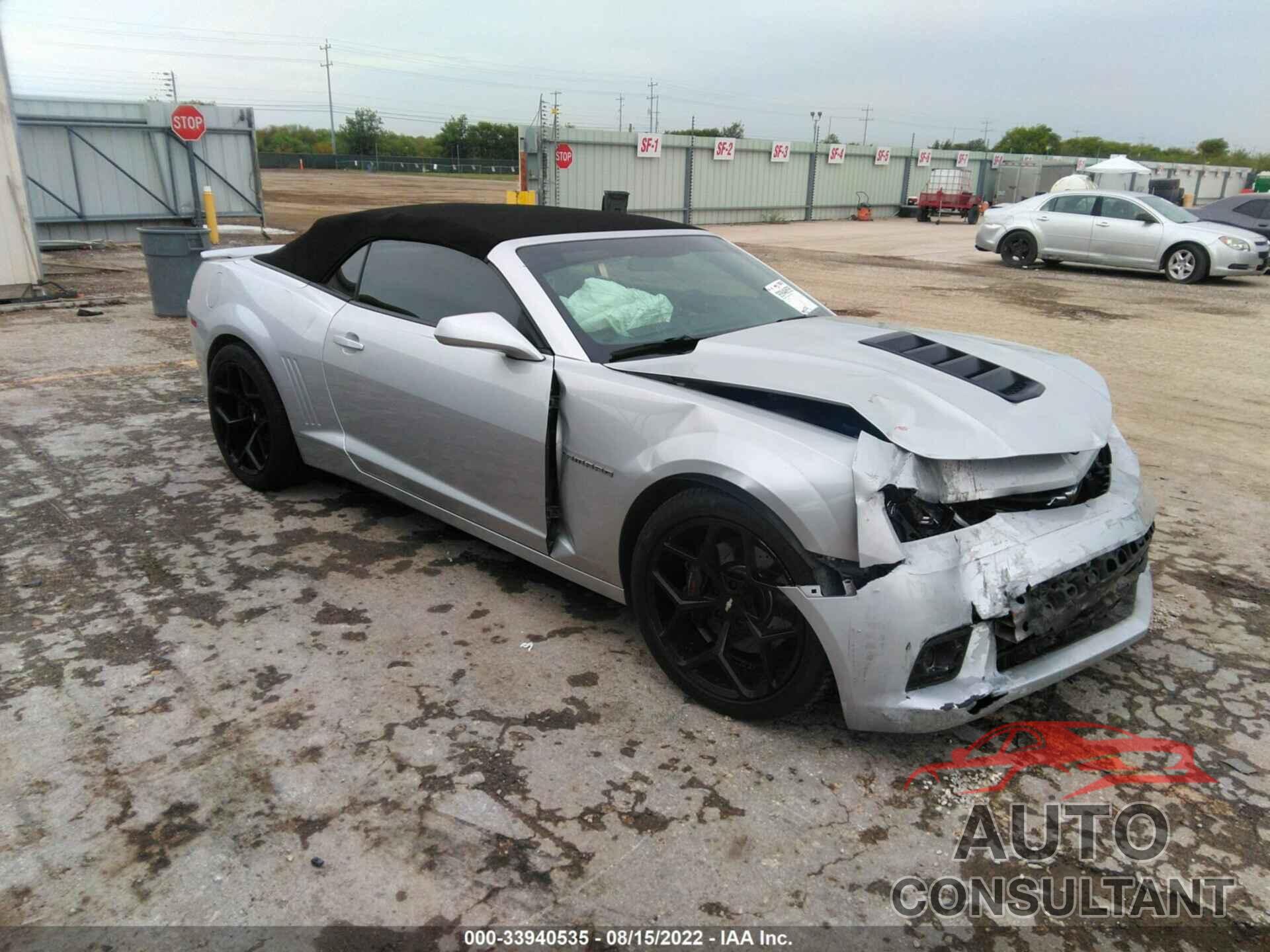 CHEVROLET CAMARO 2015 - 2G1FK3DJ9F9111159