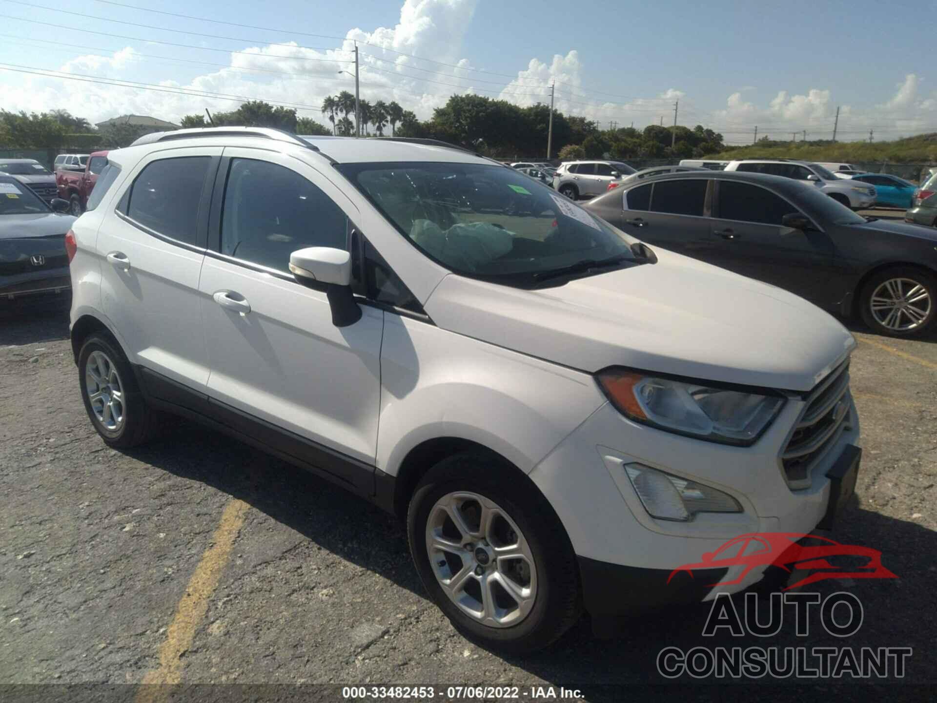 FORD ECOSPORT 2018 - MAJ3P1TE1JC203216