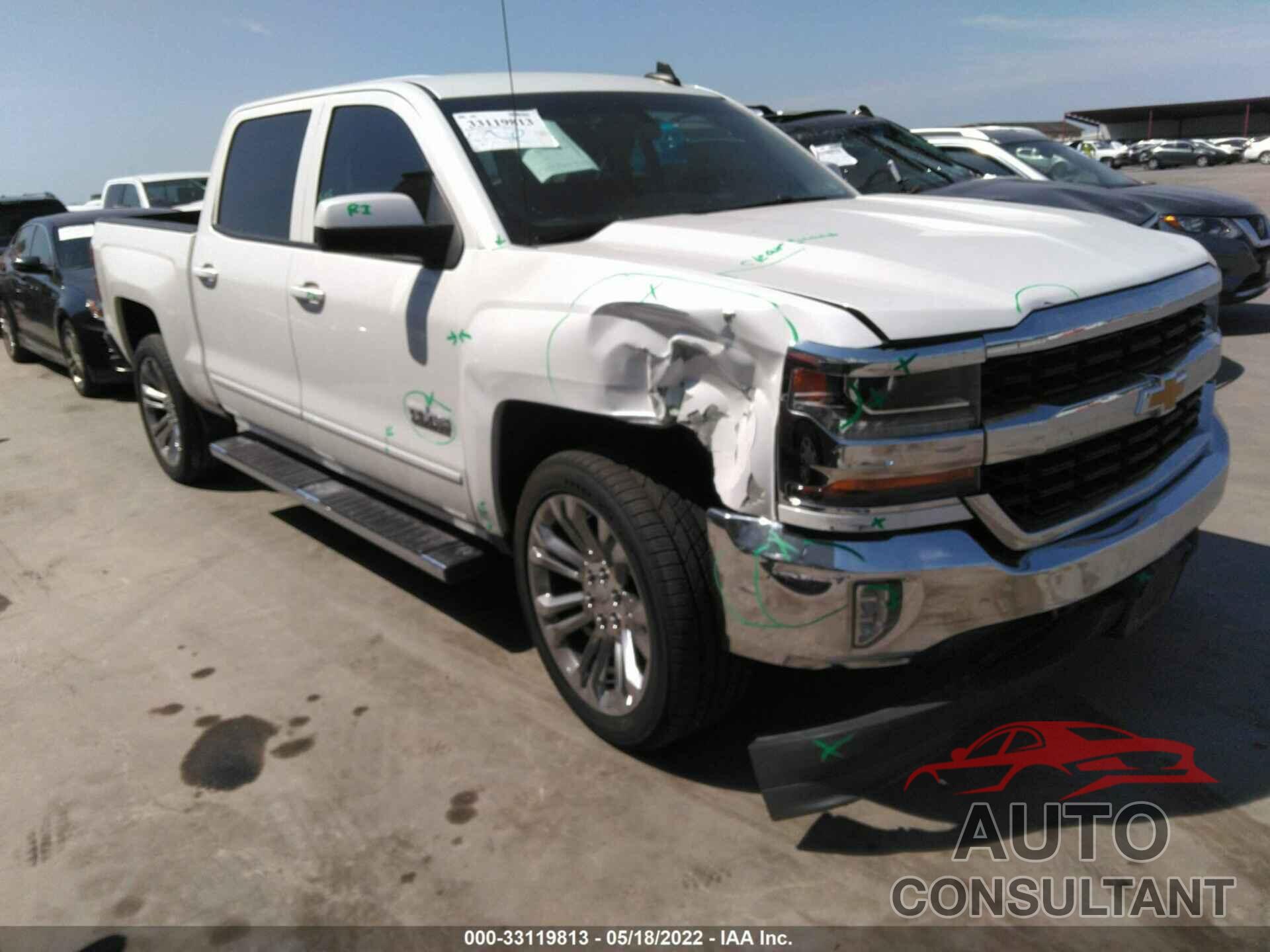 CHEVROLET SILVERADO 1500 2017 - 3GCPCREC6HG448067