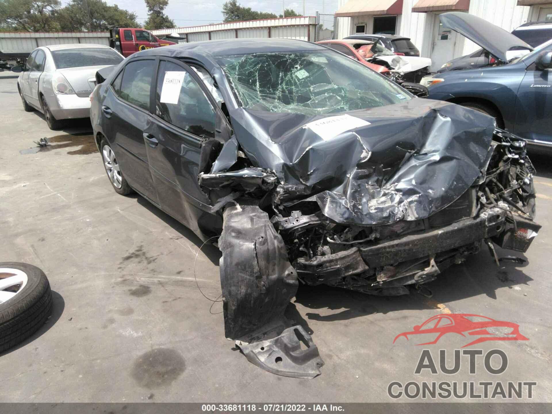 TOYOTA COROLLA 2016 - 5YFBURHE6GP557853