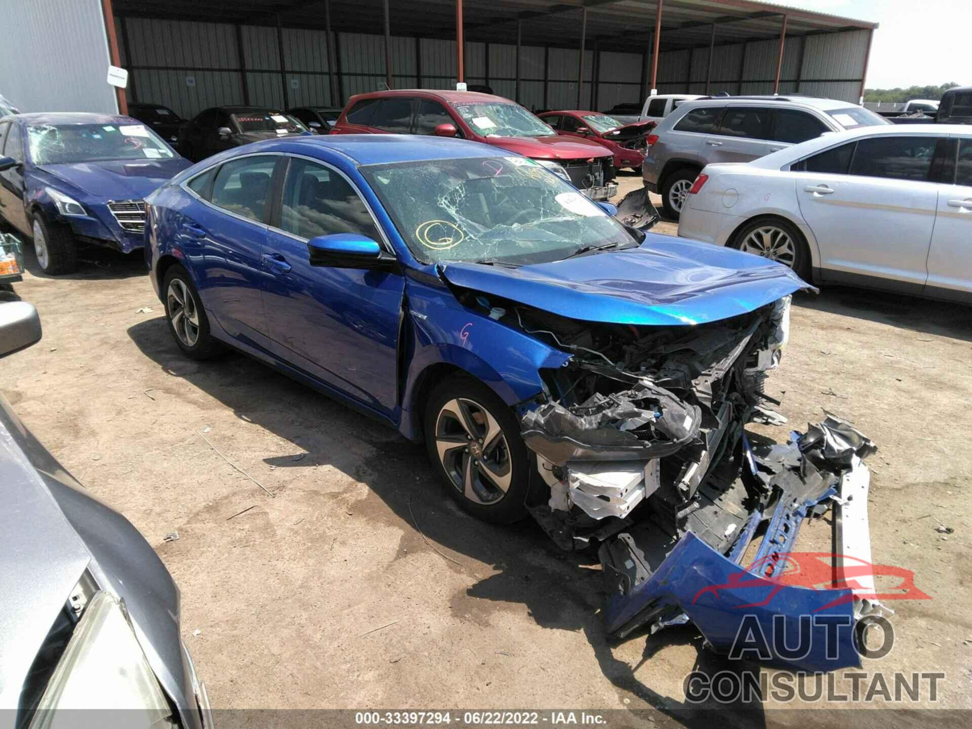 HONDA INSIGHT 2019 - 19XZE4F56KE014420