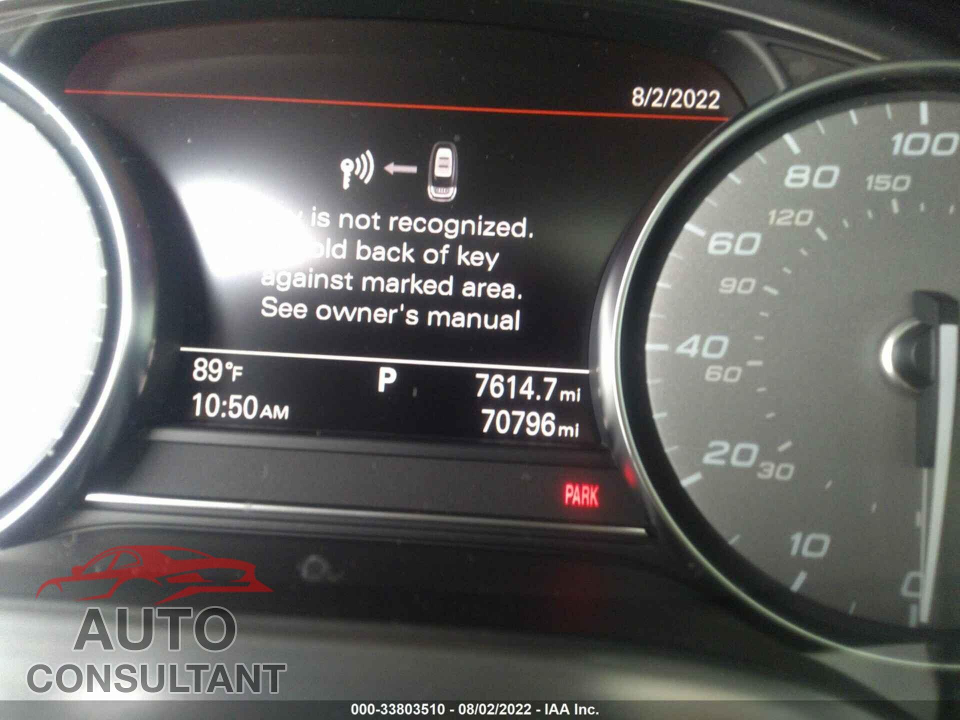 AUDI S8 2016 - WUAJ5AFD0GN900208